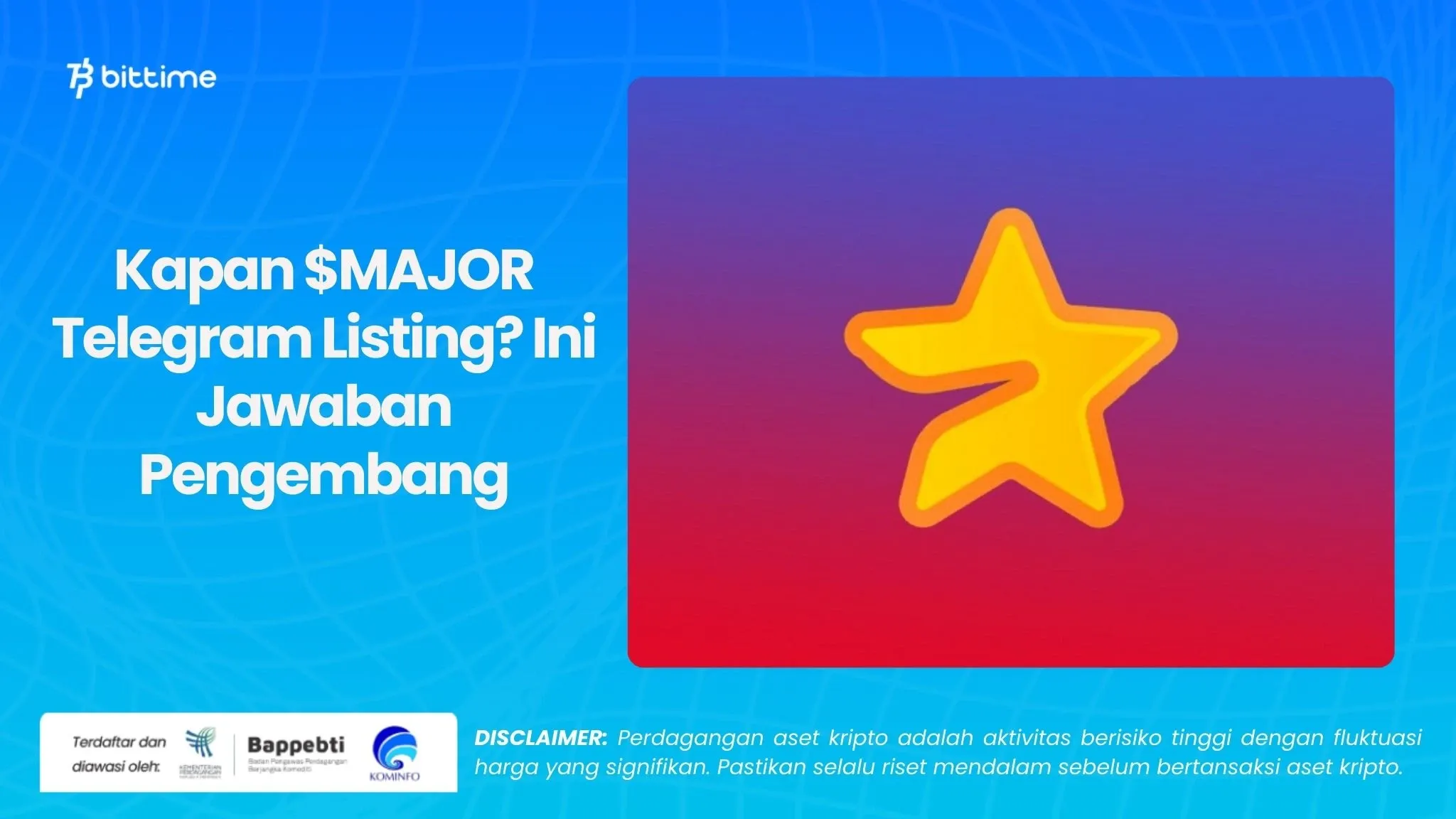 Kapan $MAJOR Telegram Listing? Ini Jawaban Pengembang