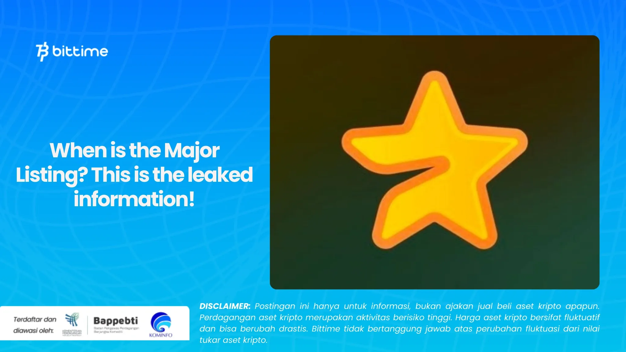 Kapan Major Listing Ini Bocoran Informasinya!