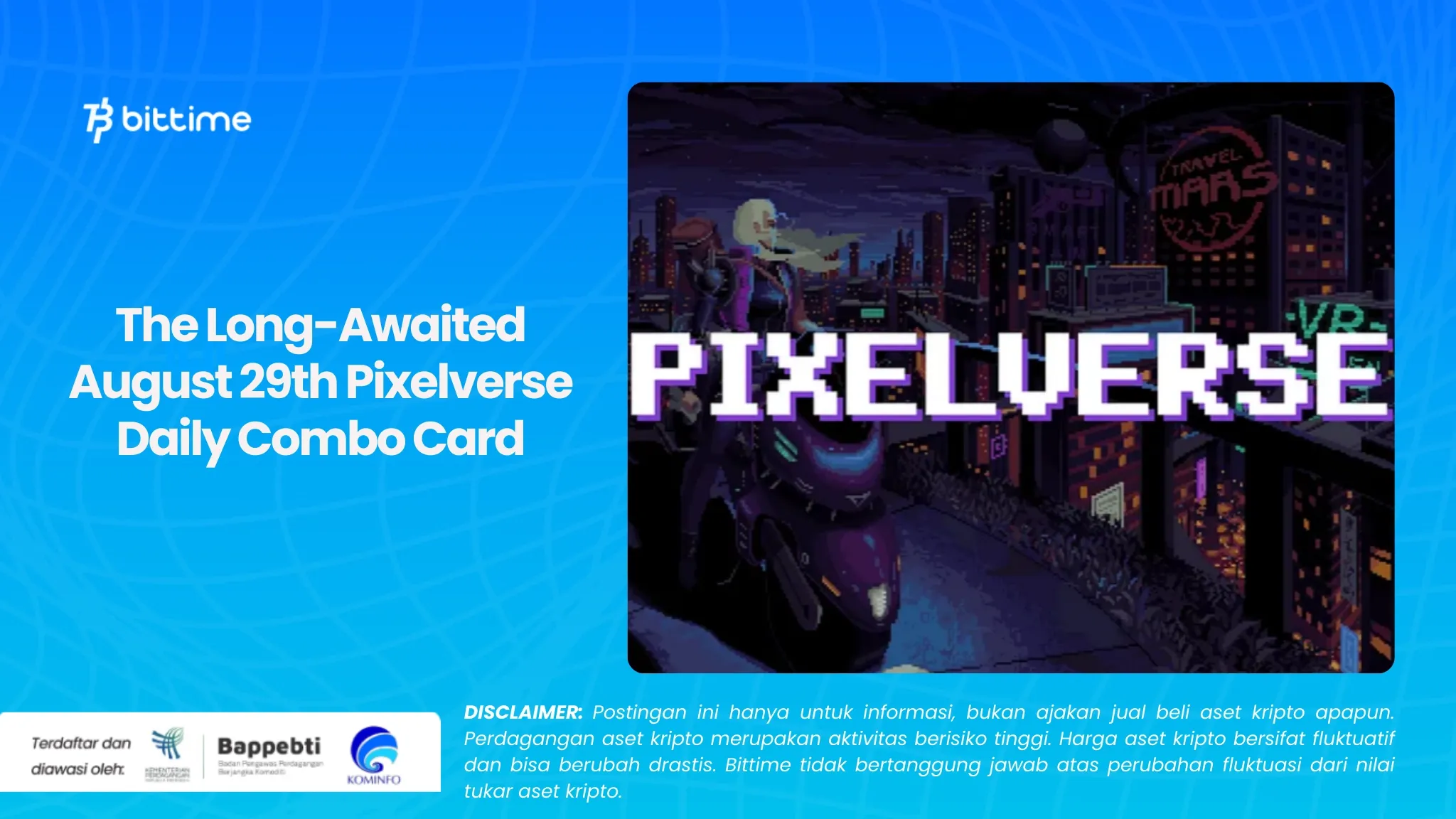 Kartu Pixelverse Daily Combo 29 Agustus yang Ditunggu-tunggu