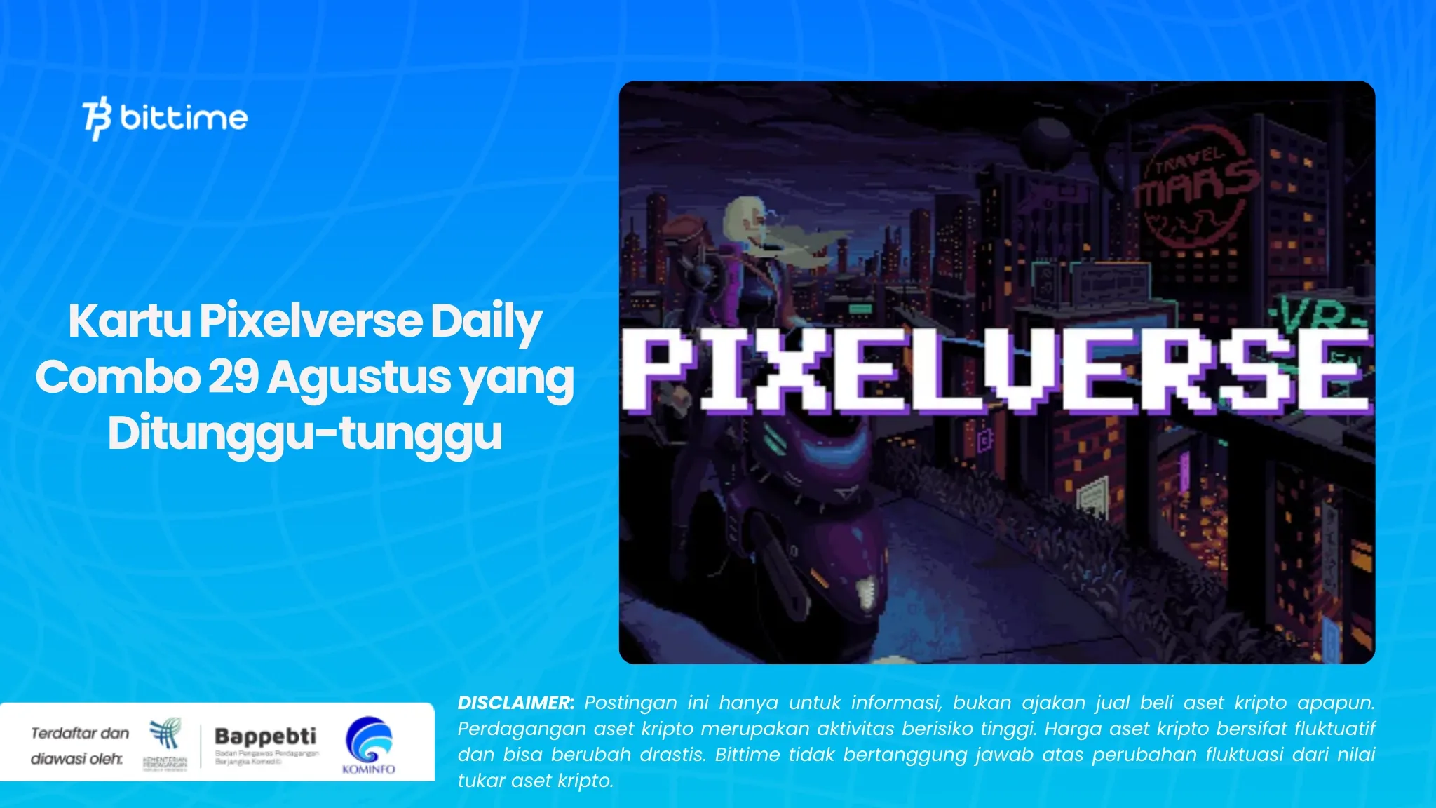 Kartu Pixelverse Daily Combo 29 Agustus yang Ditunggu-tunggu