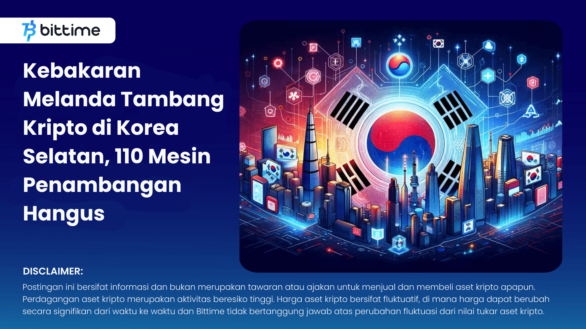 Kebakaran Melanda Tambang Kripto di Korea Selatan - Bittime.png