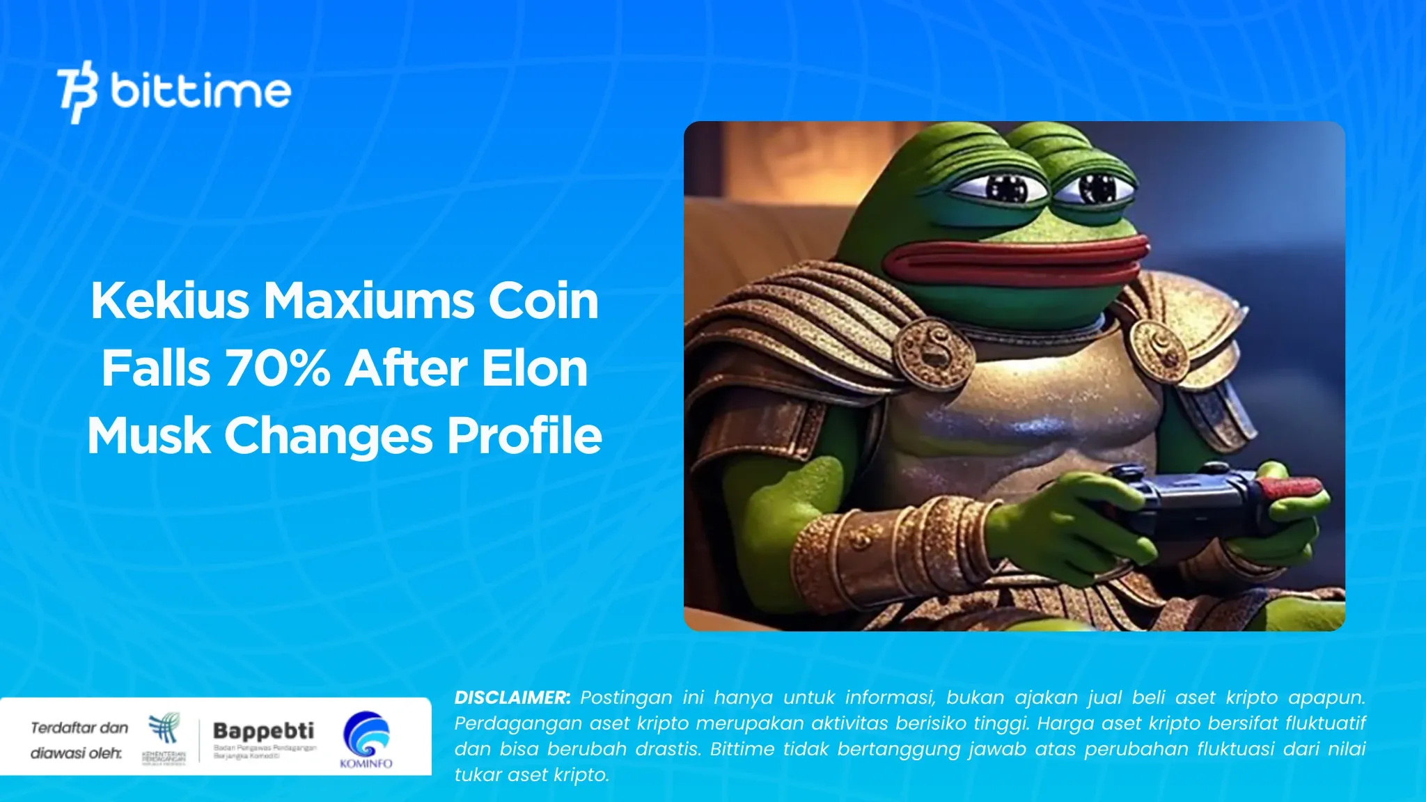 Kekius Maxiums Coin Anjlok 70% Setelah Elon Musk Ganti Profil (1).webp