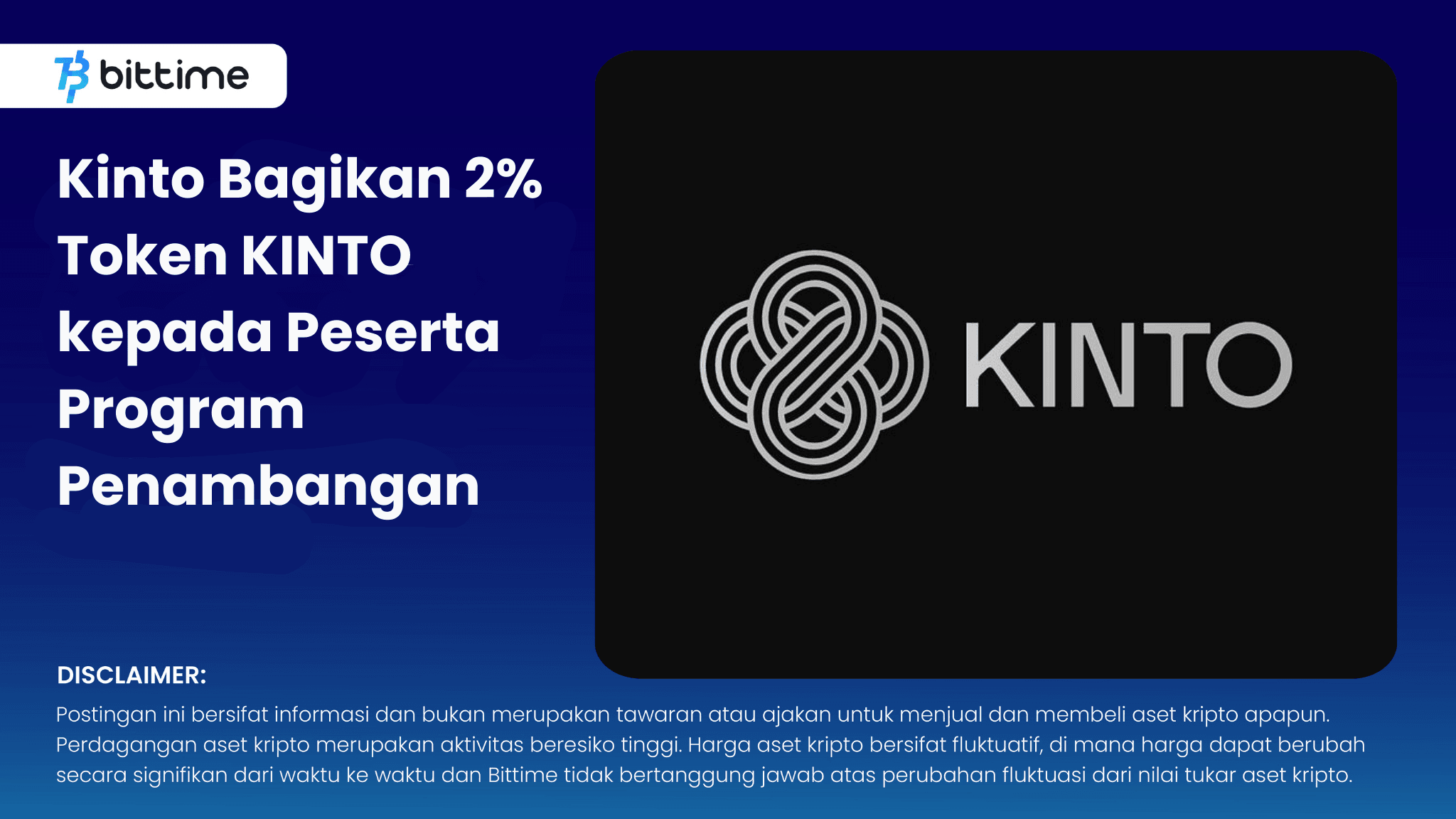 Kinto Bagikan 2% Token KINTO kepada Peserta Program Penambangan - Bittime.png