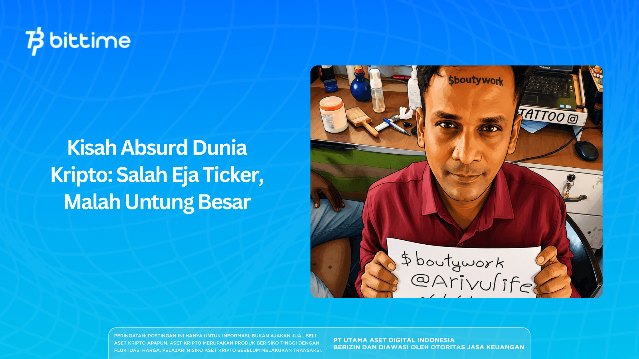 Kisah Absurd Dunia Kripto: Salah Eja Ticker, Malah Untung Besar