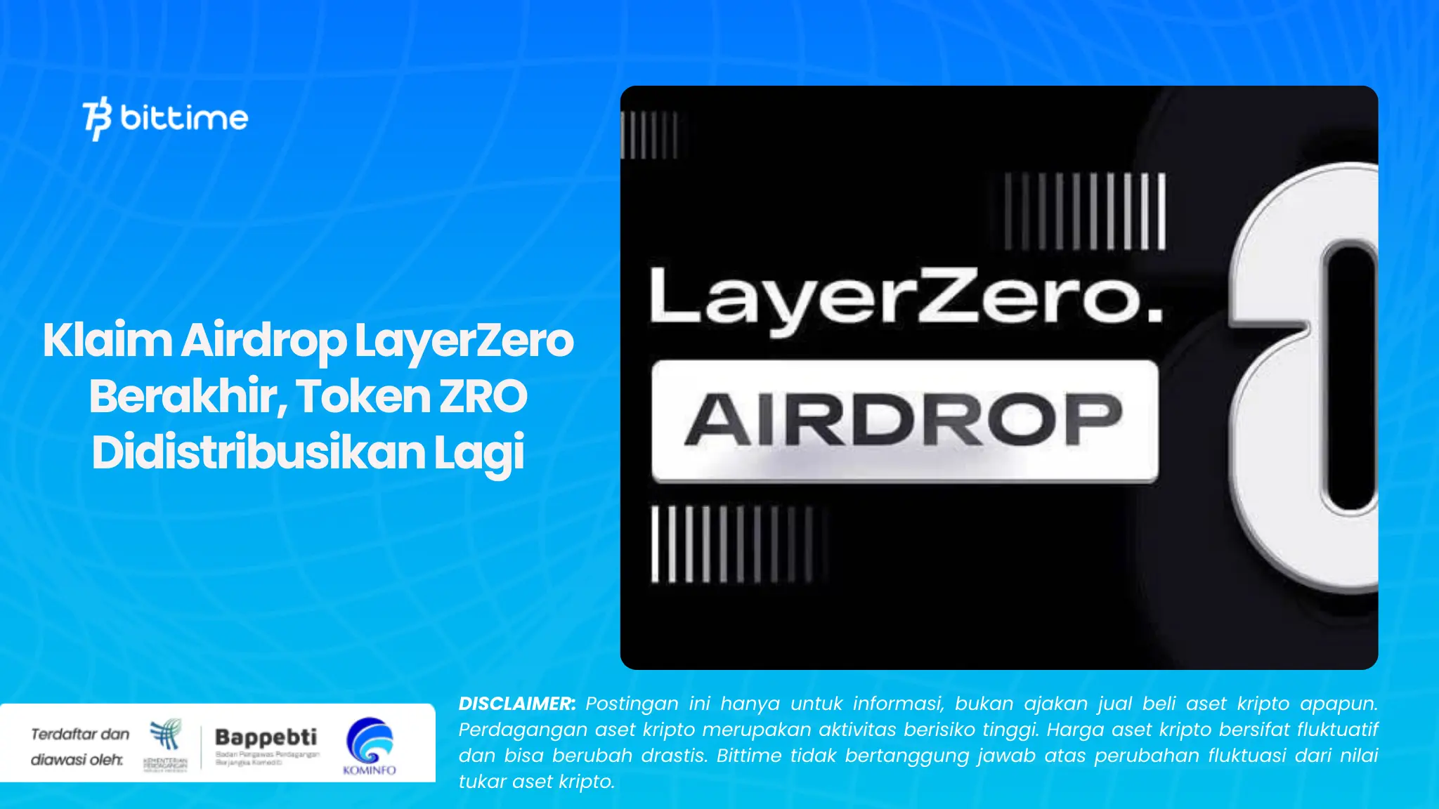 Klaim Airdrop LayerZero Berakhir, Token ZRO Didistribusikan Lagi