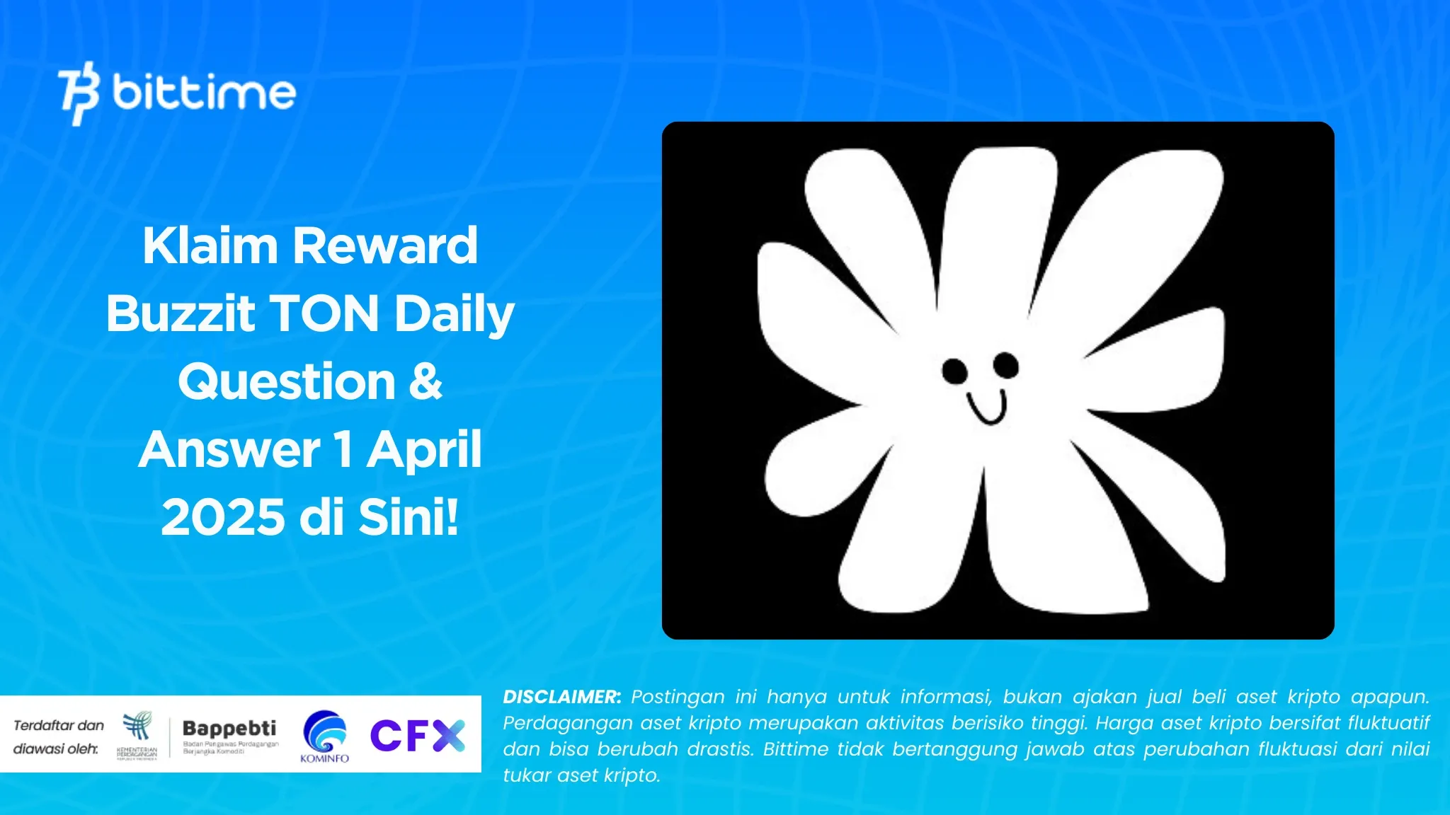 Klaim Reward Buzzit TON Daily Question & Answer 1 April 2025 di Sini!.webp