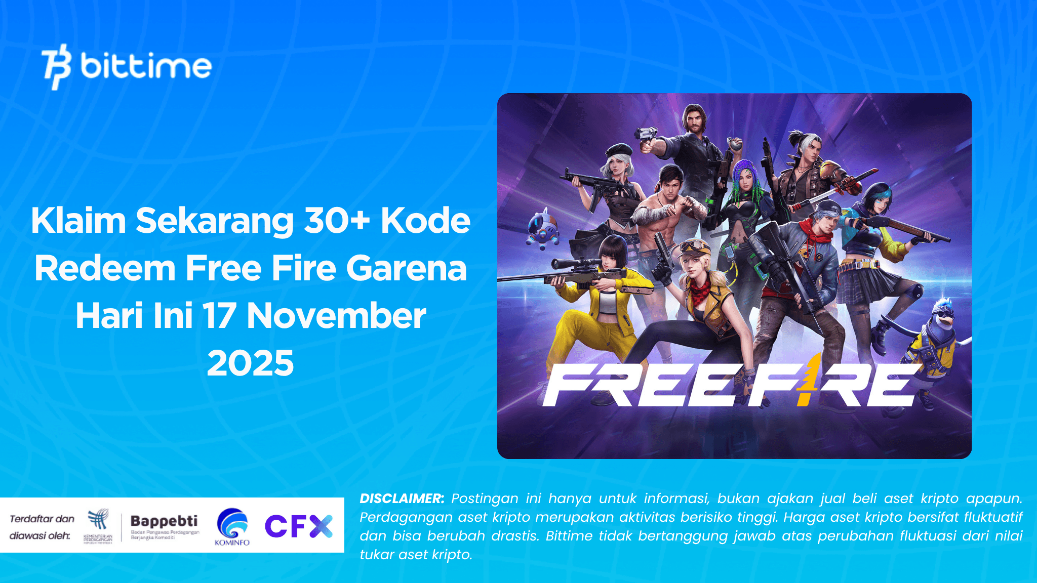 Claim Now 30+ Garena Free Fire Redeem Codes Today, November 17, 2025