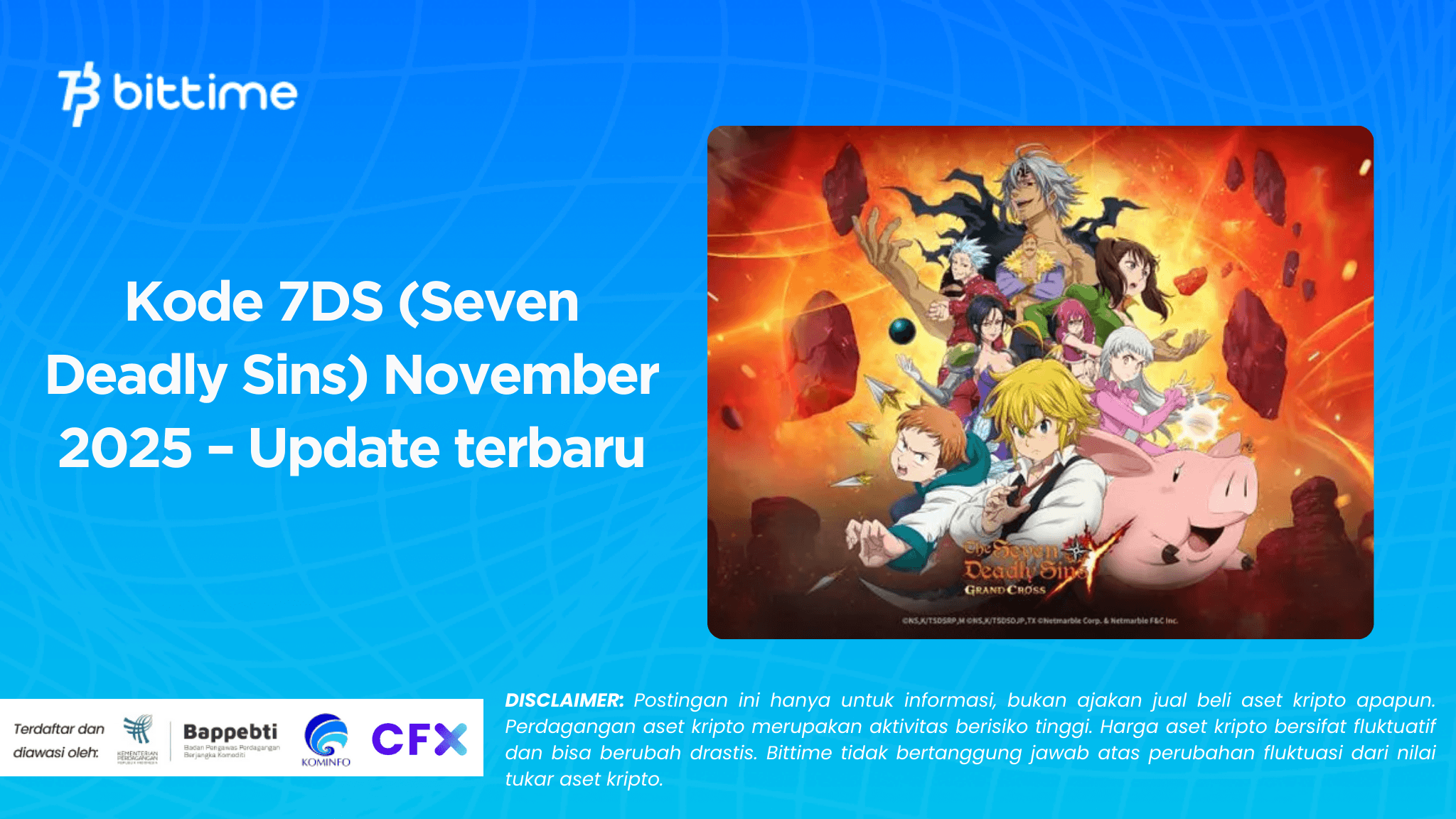Kode 7DS (Seven Deadly Sins) November 2025