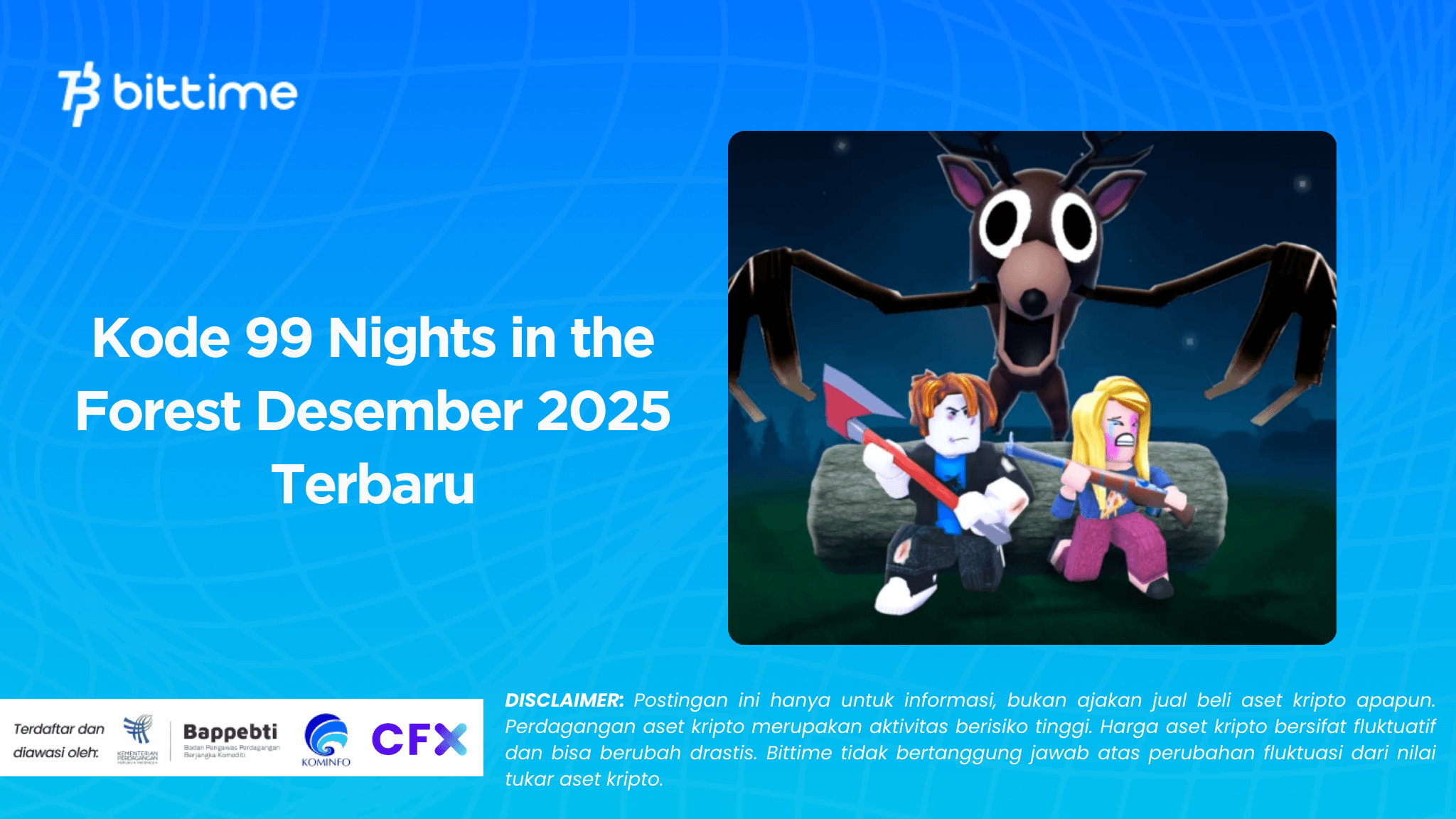 Kode 99 Nights in the Forest Desember 2025 Terbaru