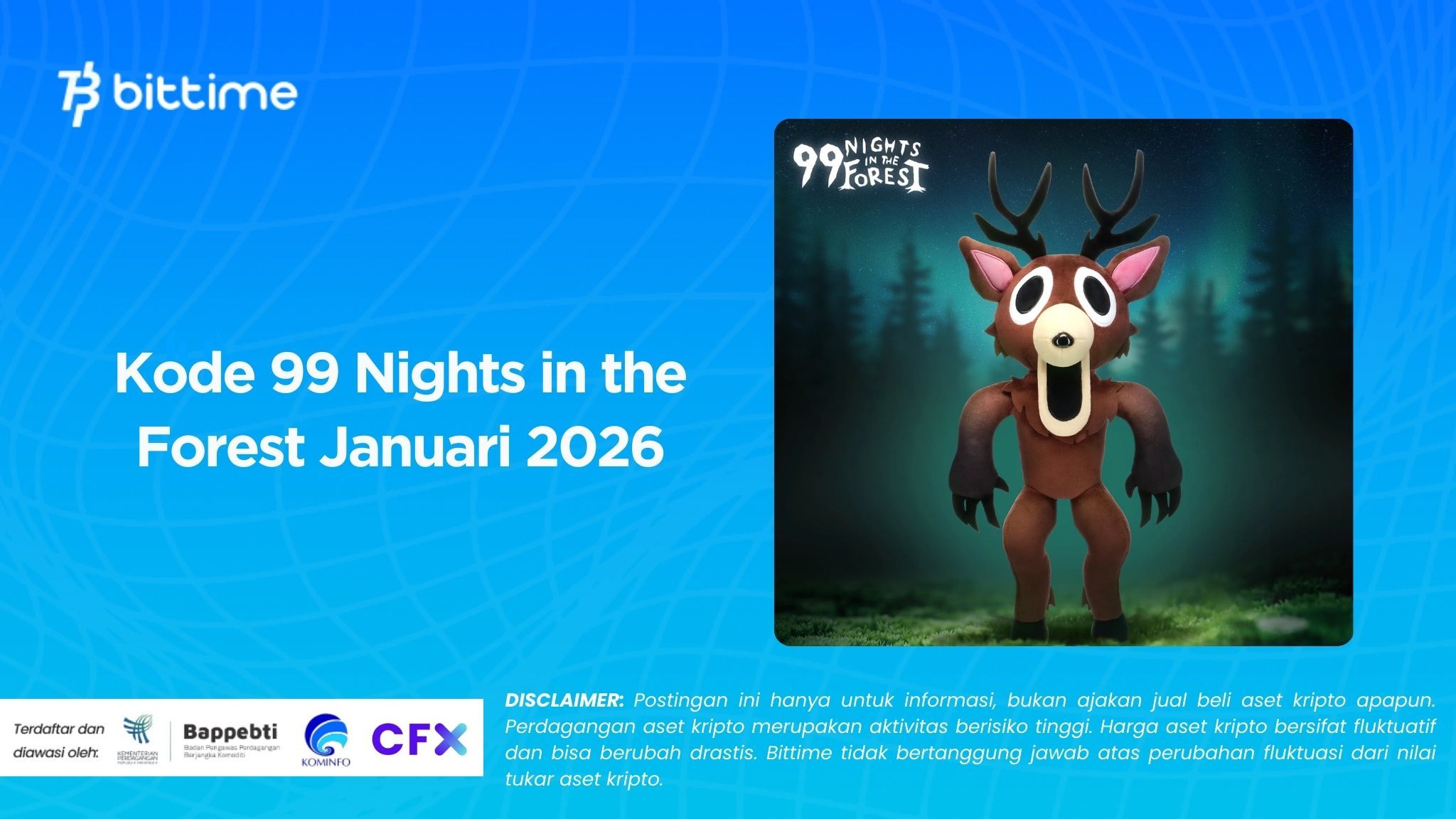 Kode 99 Nights in the Forest Januari 2026 Panduan Lengkap untuk Menukarkan Kode Redeem