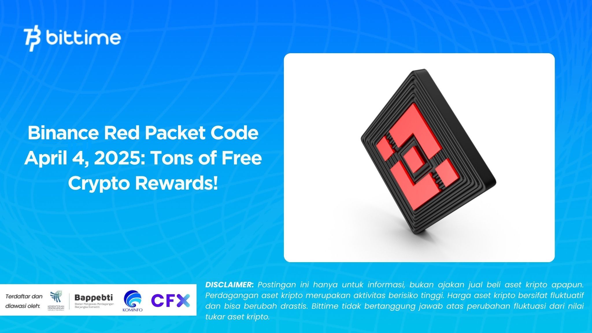 Kode Binance Red Packet 4 April 2025 Banyak Hadiah Crypto Gratis!.