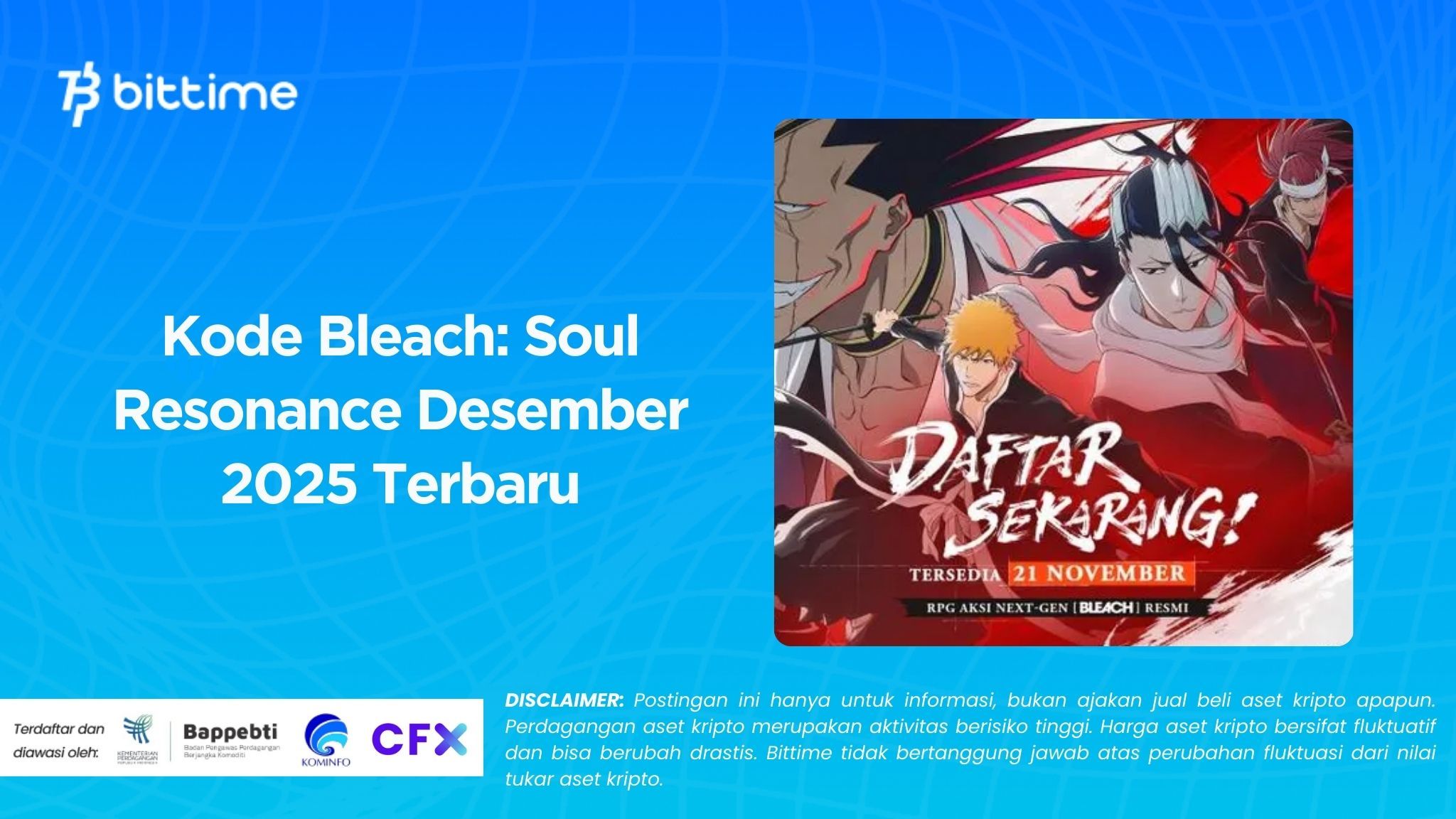 Kode Bleach Soul Resonance Desember 2025 Terbaru