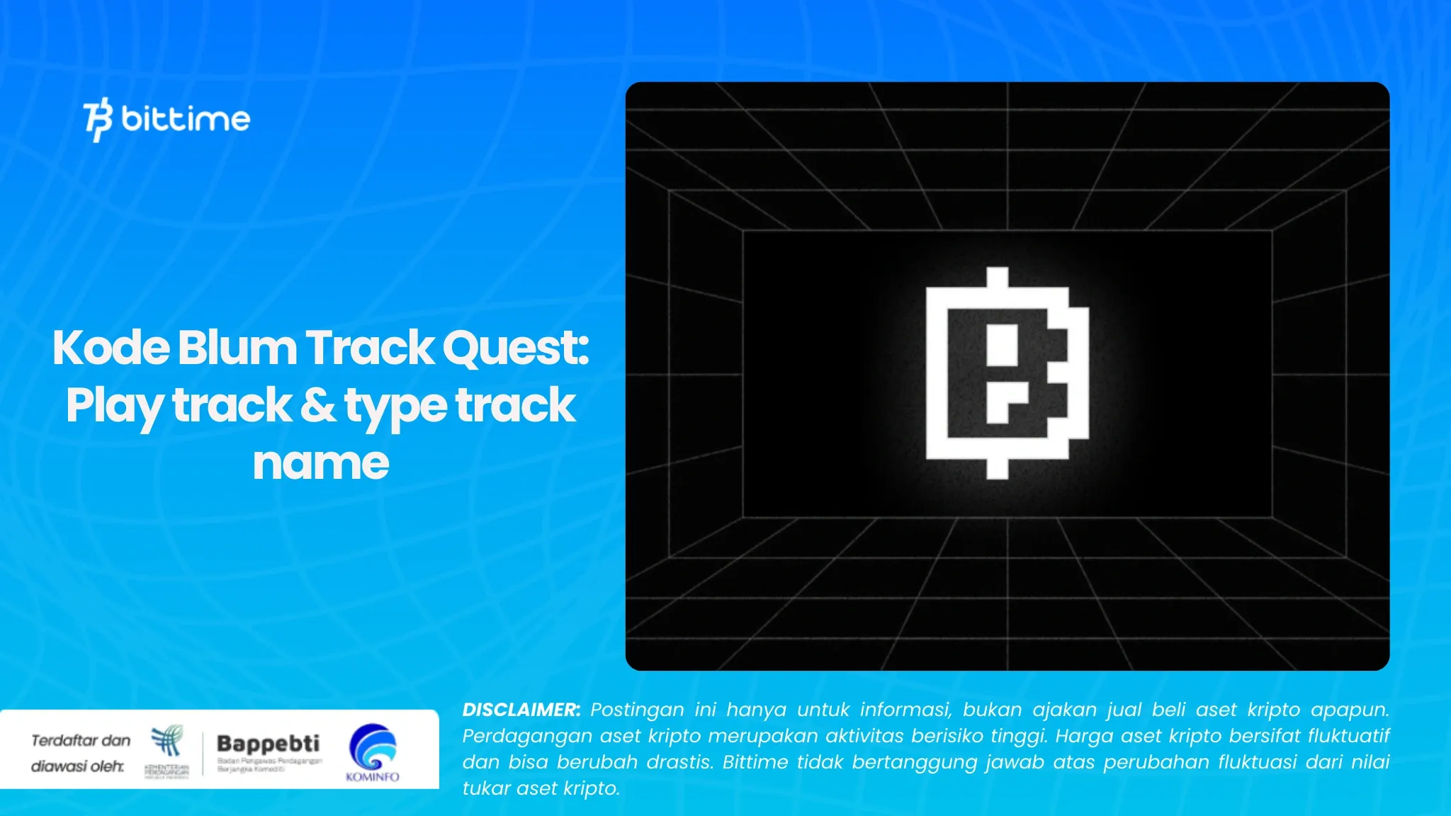 Kode Blum Track Quest Play track & type track name