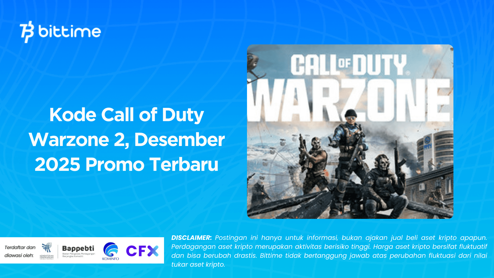 Kode Call of Duty Warzone 2, Desember 2025 Promo Terbaru