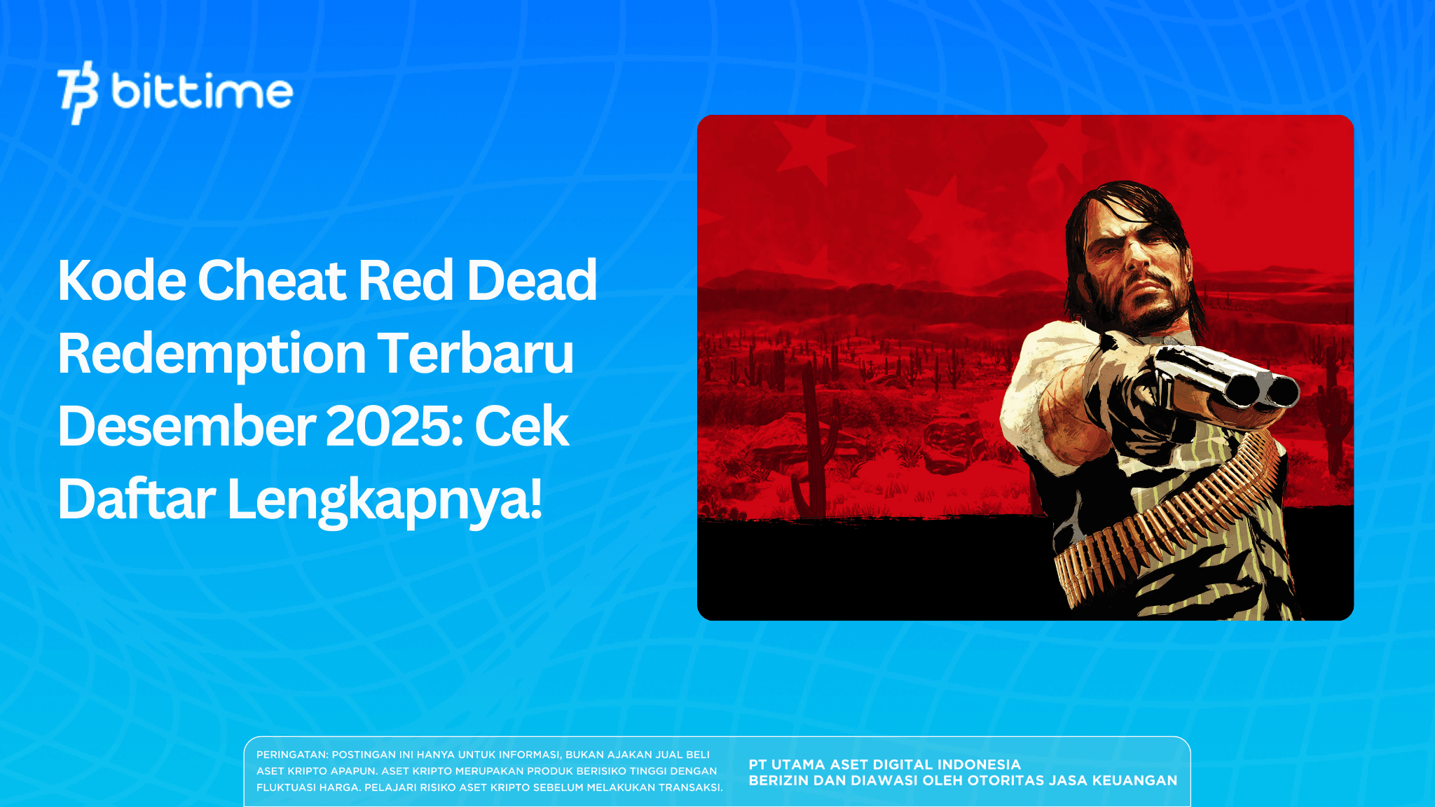 Kode Cheat Red Dead Redemption Terbaru Desember 2025: Cek Daftar Lengkapnya!