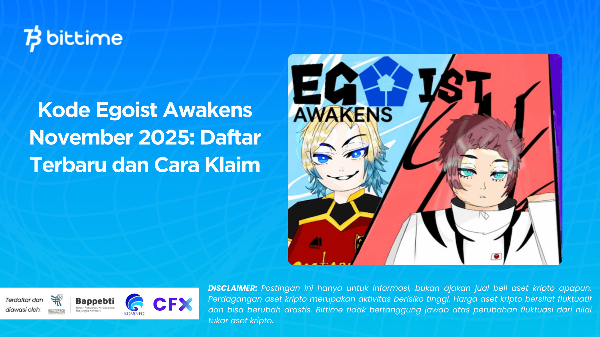 Egoist Awakens Codes November 2025: Latest List and How to Claim