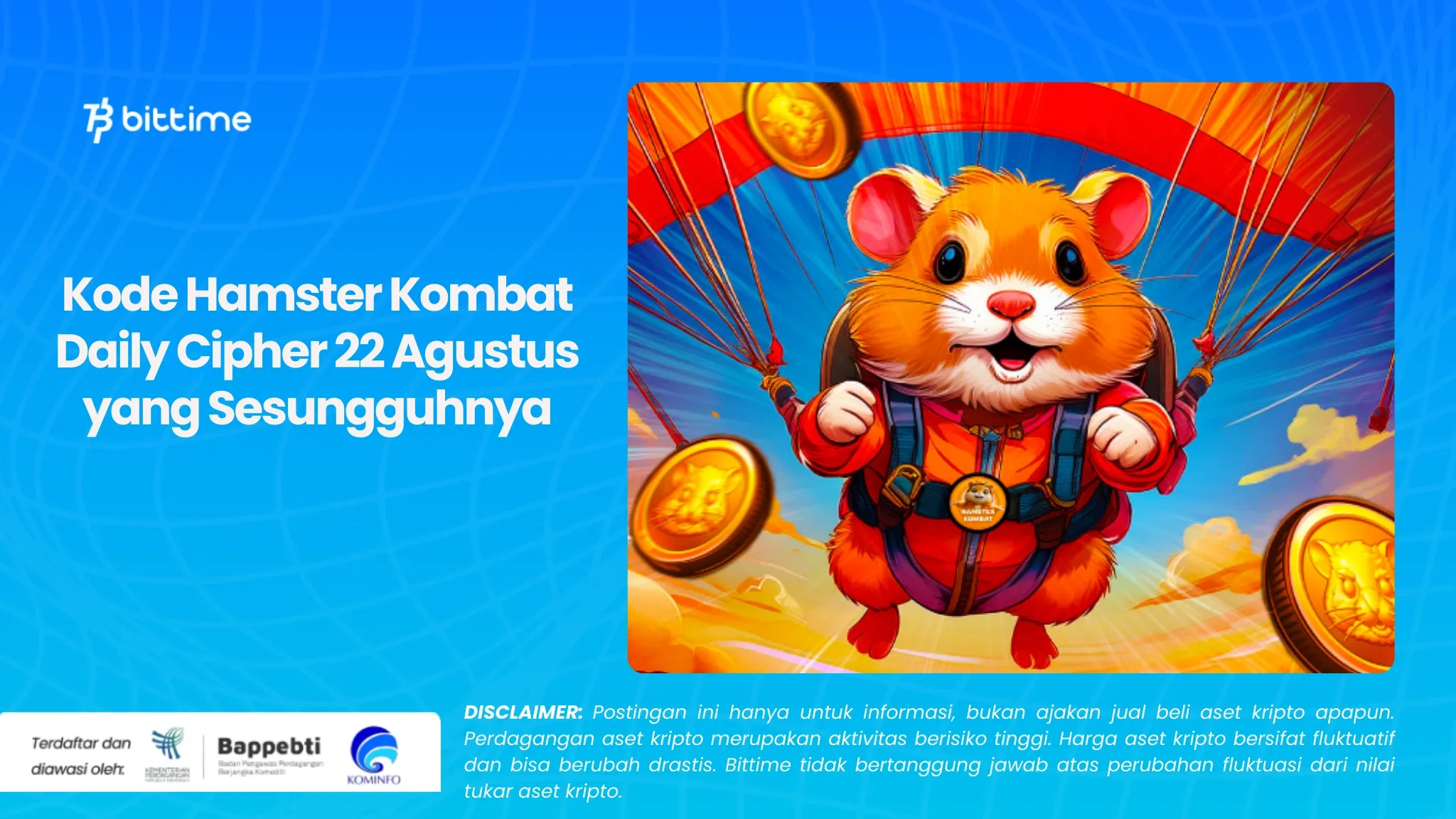 Kode Hamster Kombat Daily Cipher 22 Agustus yang Sesungguhnya