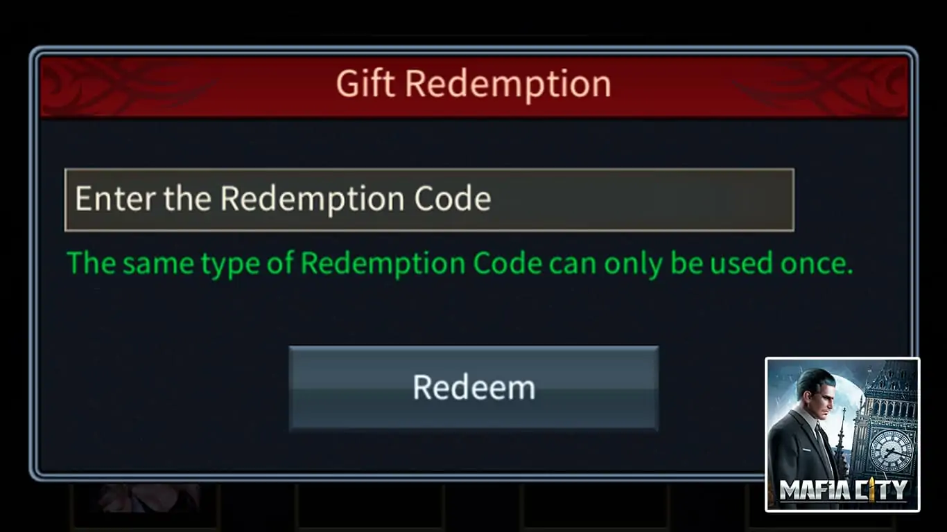 Kode Mafia City Redemption Desember 2025