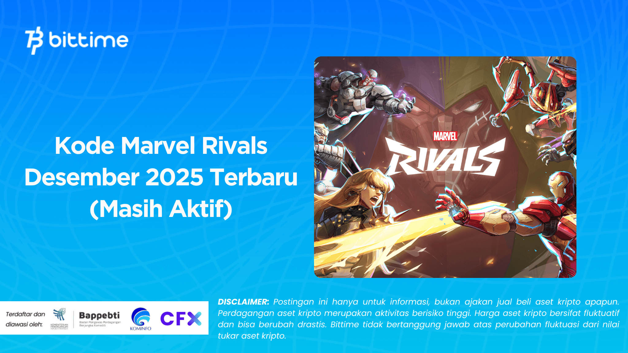 Kode Marvel Rivals Desember 2025 Terbaru (Masih Aktif)
