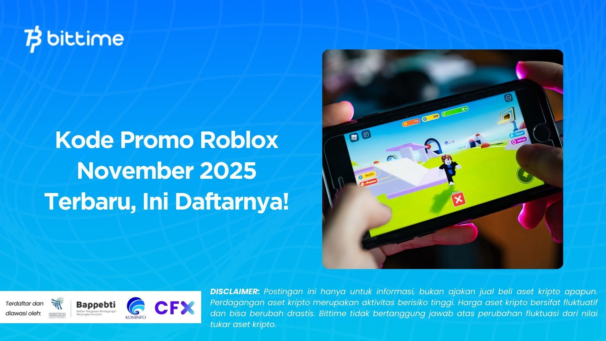 Kode Promo Roblox November 2025 Terbaru, Ini Daftarnya!