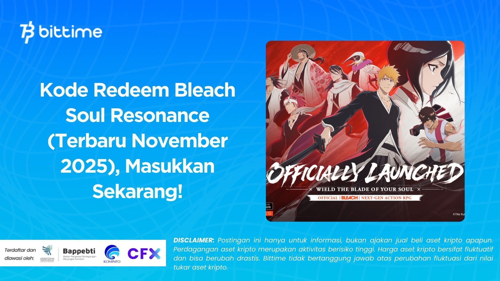 Kode Redeem Bleach Soul Resonance (Terbaru November 2025), Masukkan Sekarang