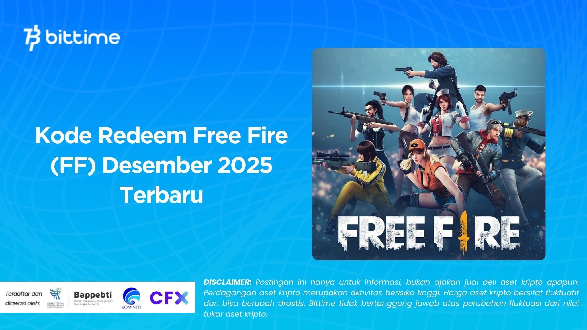 Kode Redeem Free Fire (FF) Desember 2025 Terbaru