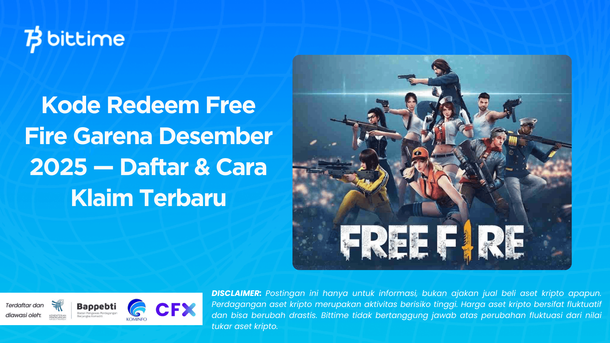 Kode Redeem Free Fire Garena Desember 2025 — Daftar & Cara Klaim Terbaru