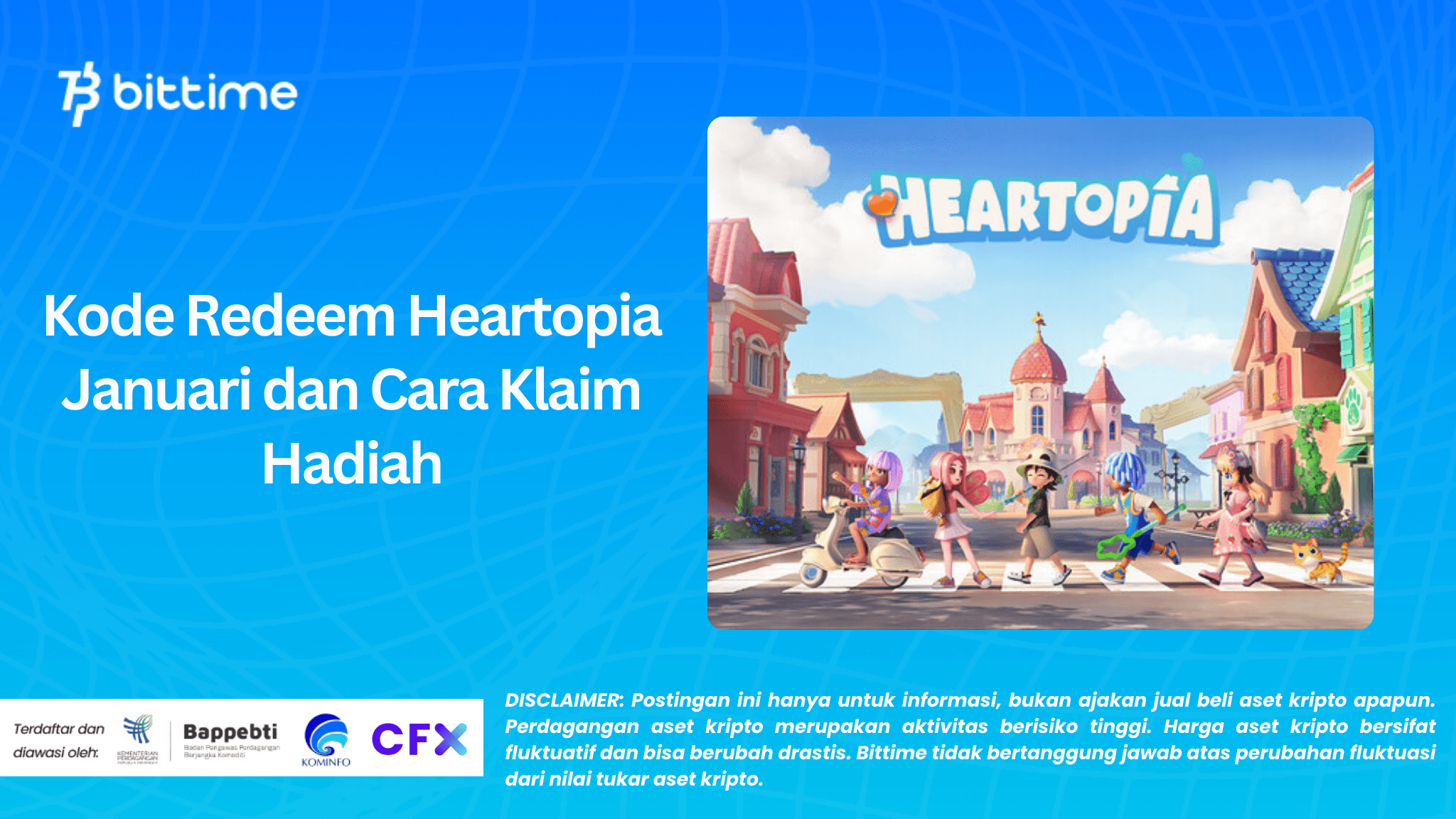 Kode Redeem Heartopia Januari dan Cara Klaim Hadiah