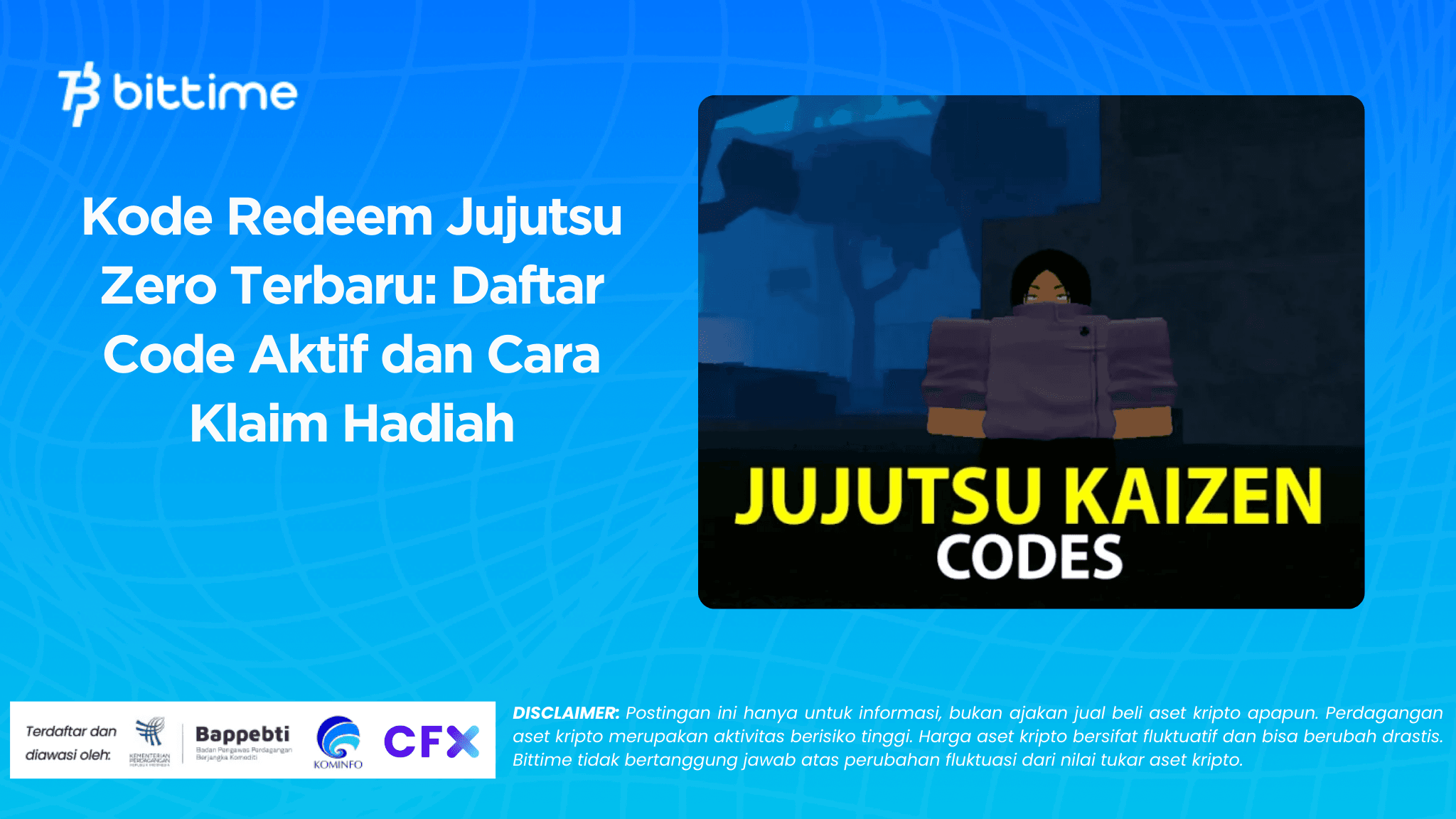 Kode Redeem Jujutsu Zero Terbaru: Daftar Code Aktif dan Cara Klaim Hadiah