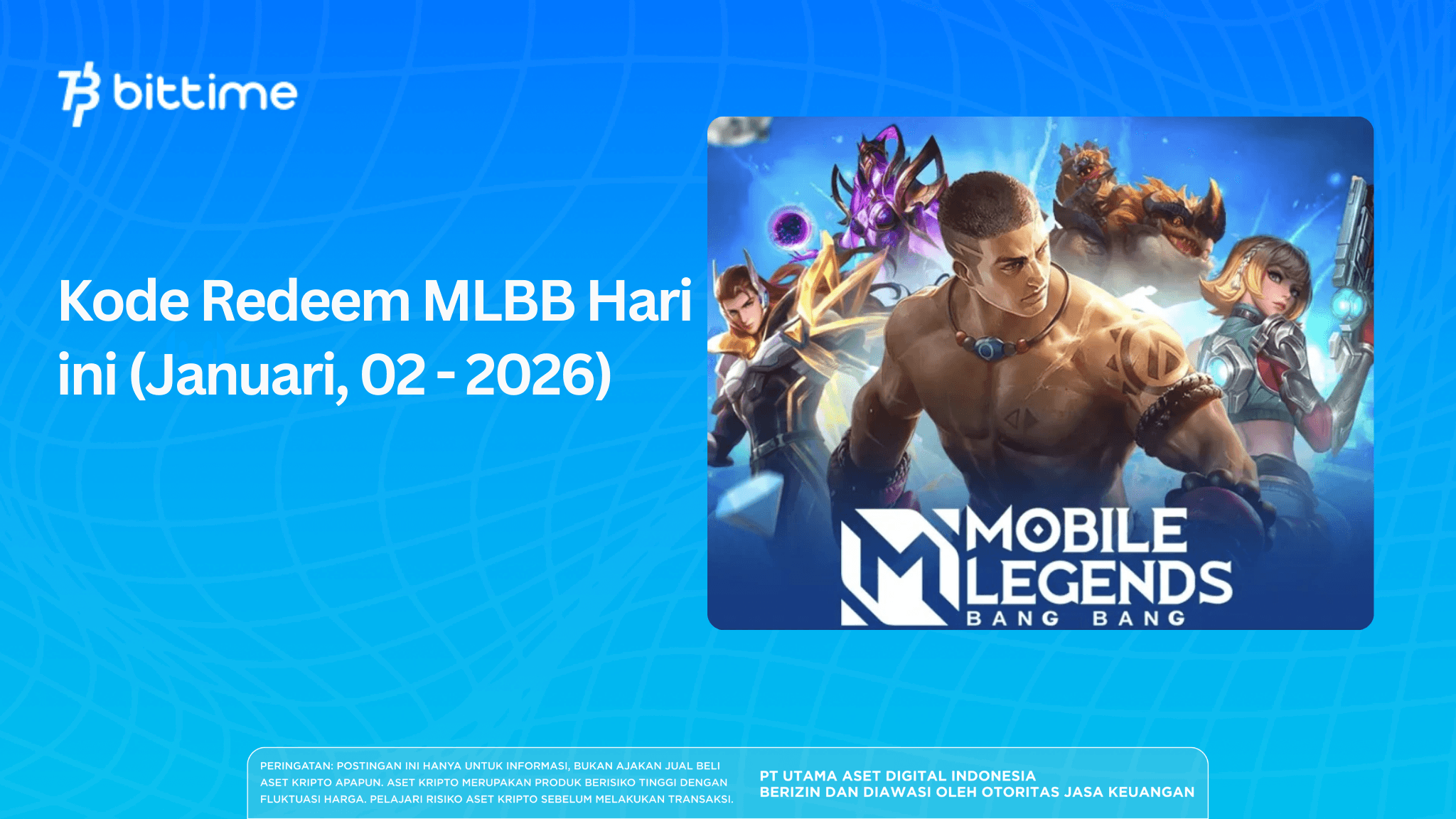 Kode Redeem MLBB Hari ini (Januari, 02 - 2026)