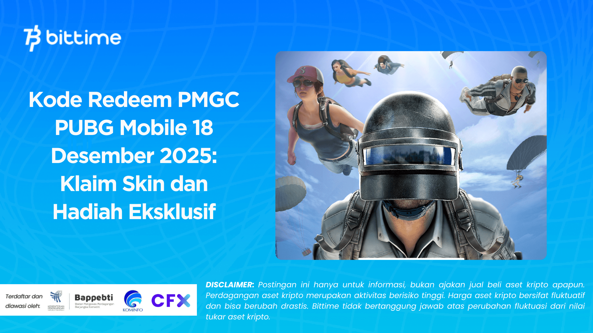 Kode Redeem PMGC PUBG Mobile 18 Desember 2025: Klaim Skin dan Hadiah Eksklusif