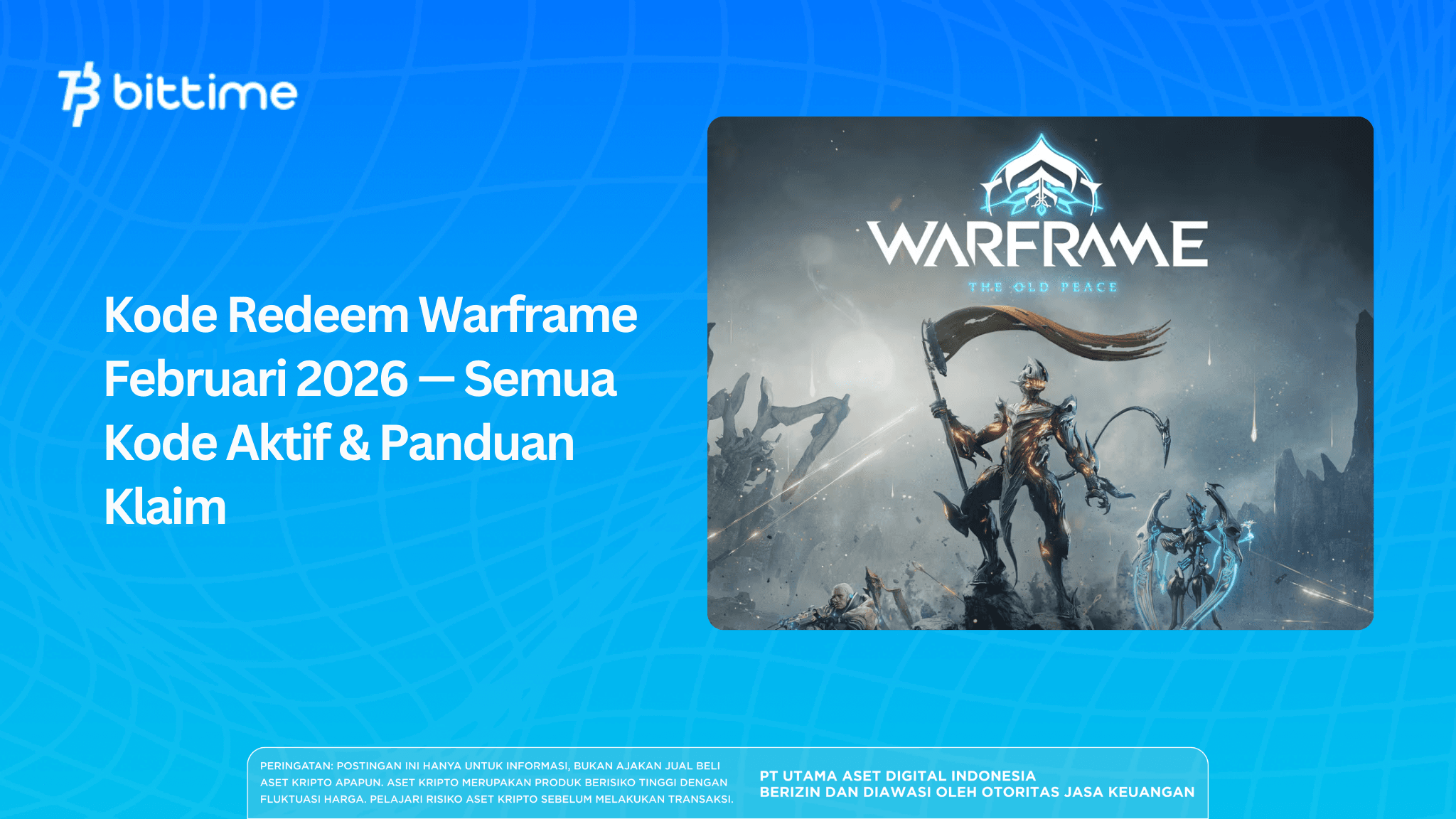 Kode Redeem Warframe Februari 2026 — Semua Kode Aktif & Panduan Klaim