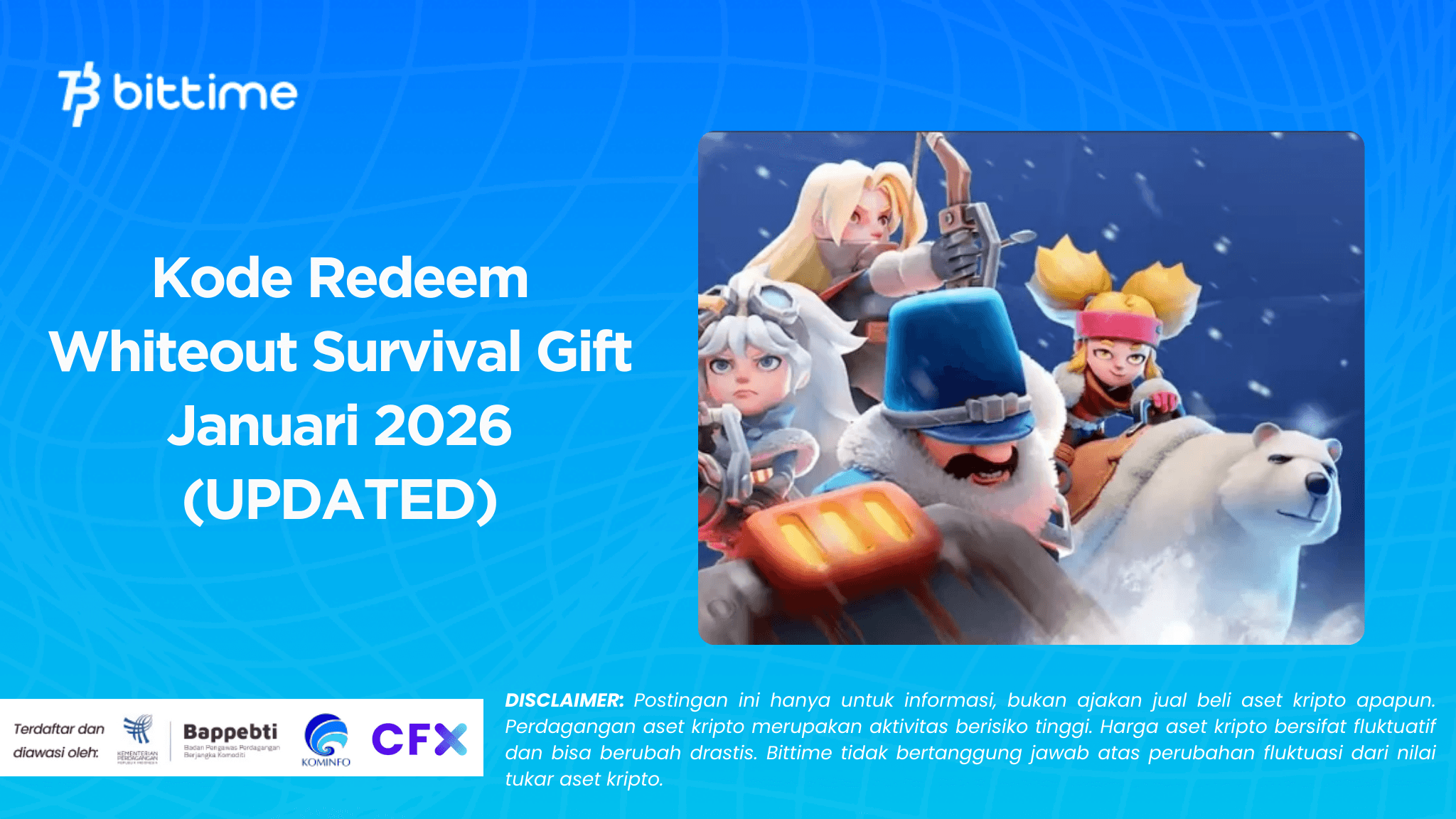 Kode Redeem Whiteout Survival Gift Januari 2026 (UPDATED)