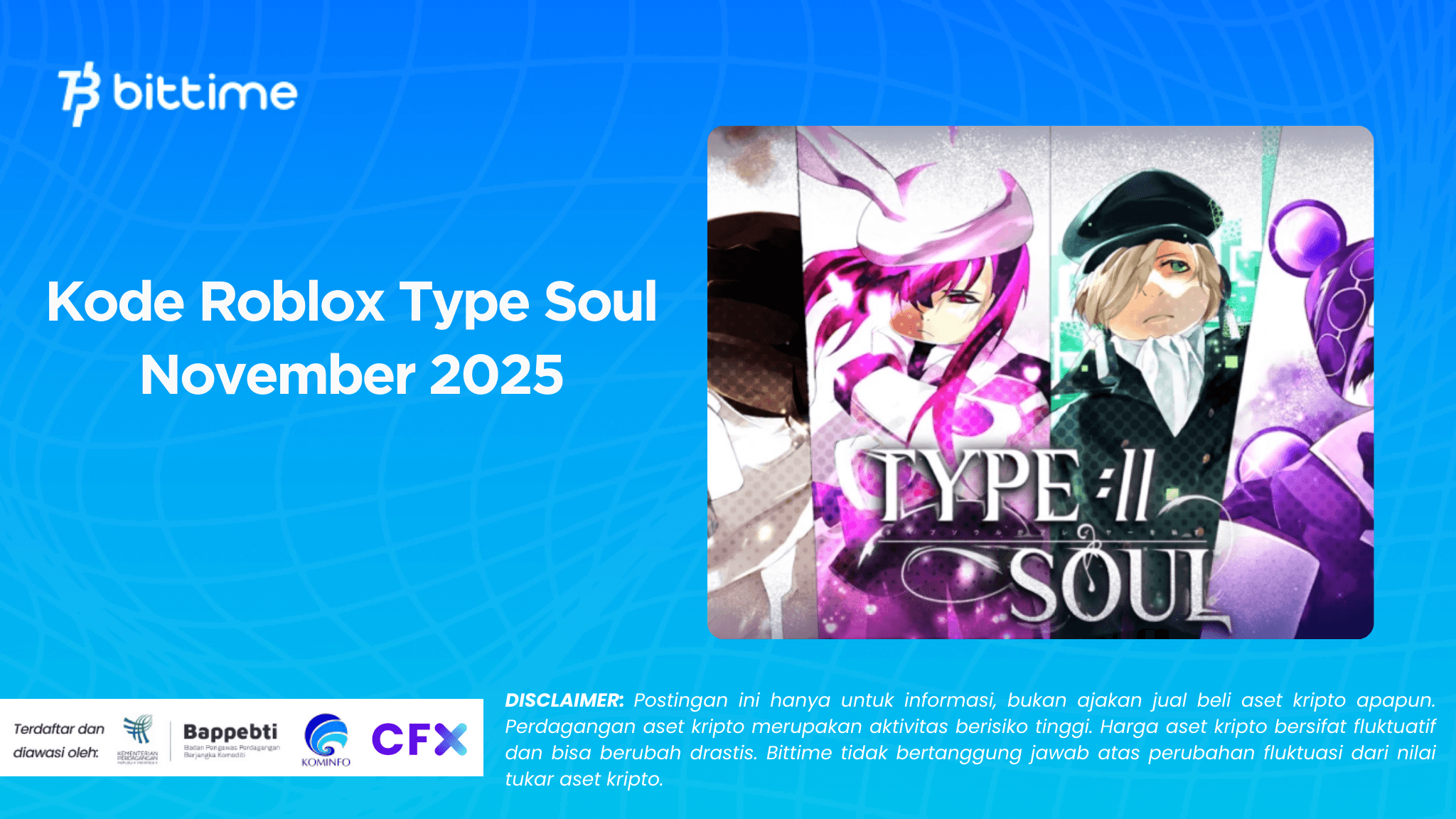 Kode Roblox Type Soul November 2025