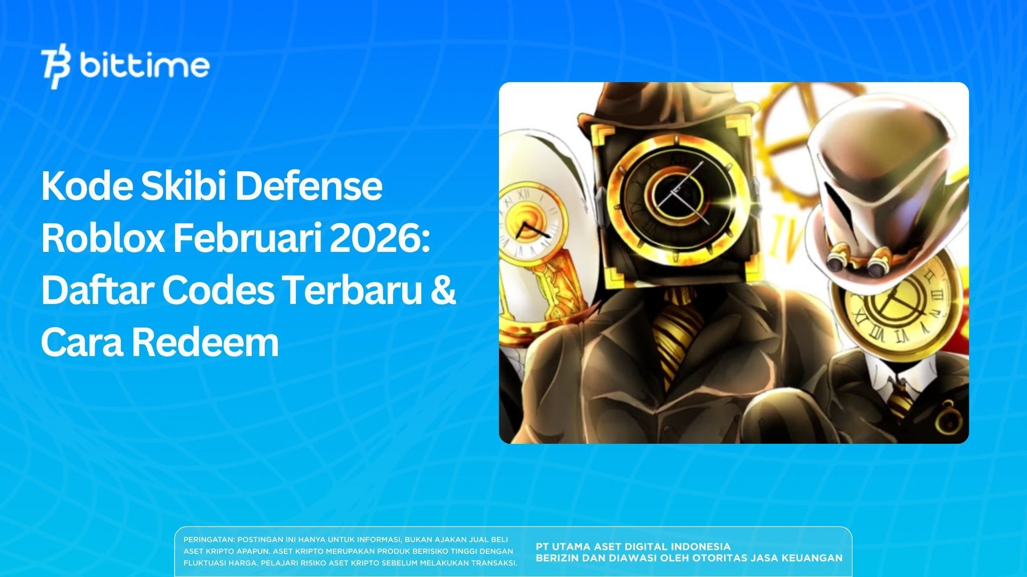 Kode Skibi Defense Roblox Februari 2026: Daftar Codes Terbaru & Cara Redeem