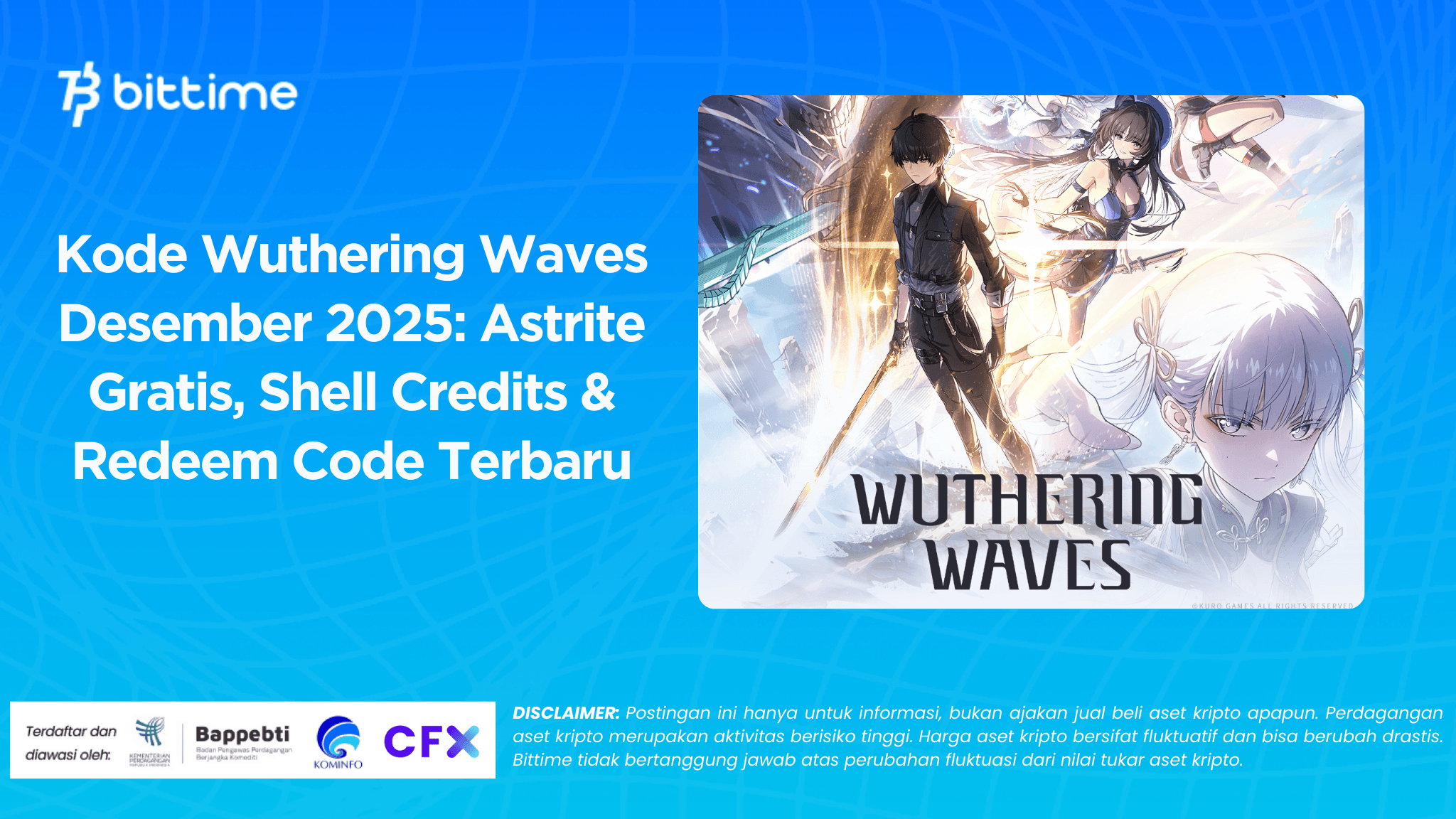Wuthering Waves Codes December 2025: Free Astrite, Shell Credits & Latest Redeem Codes