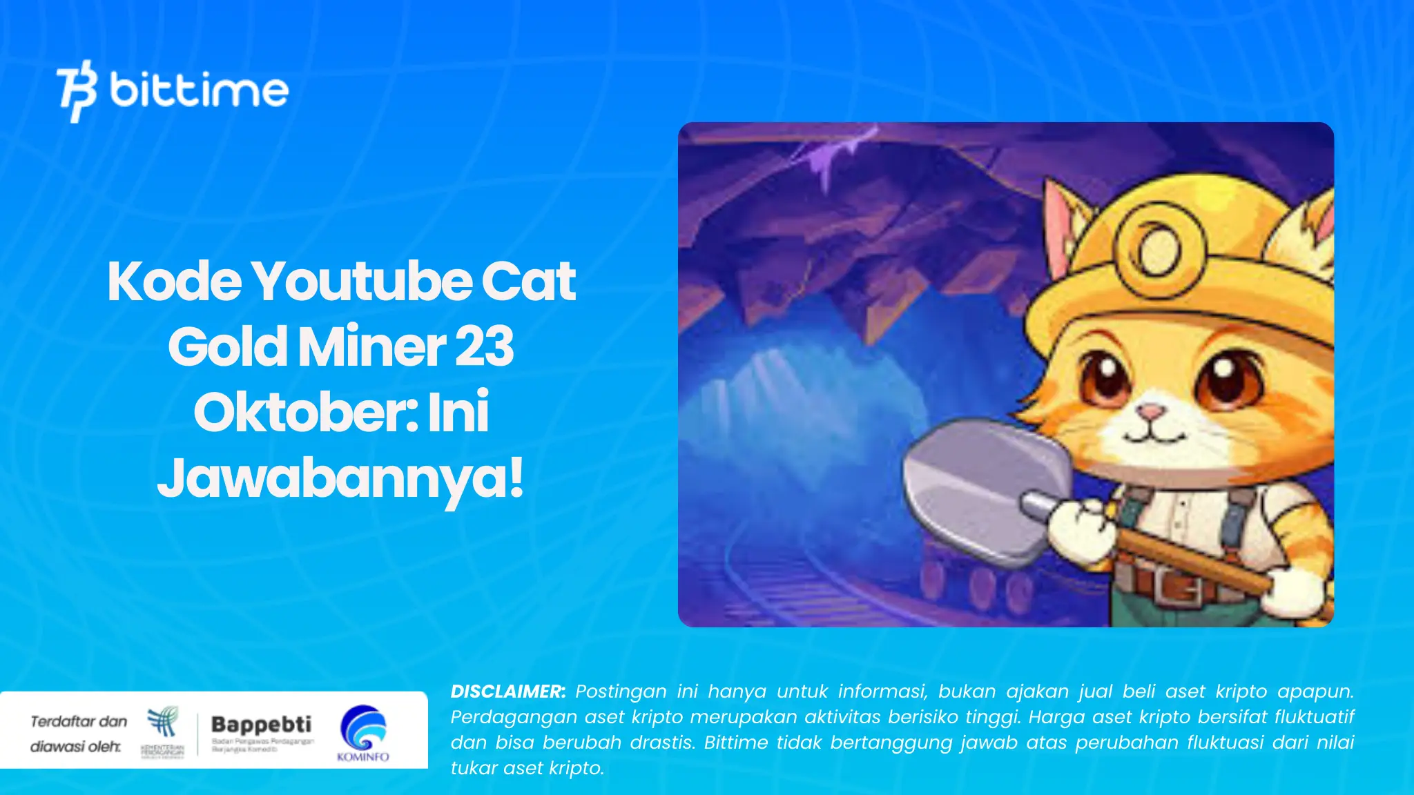 Kode Youtube Cat Gold Miner 23 Oktober: Ini Jawabannya!