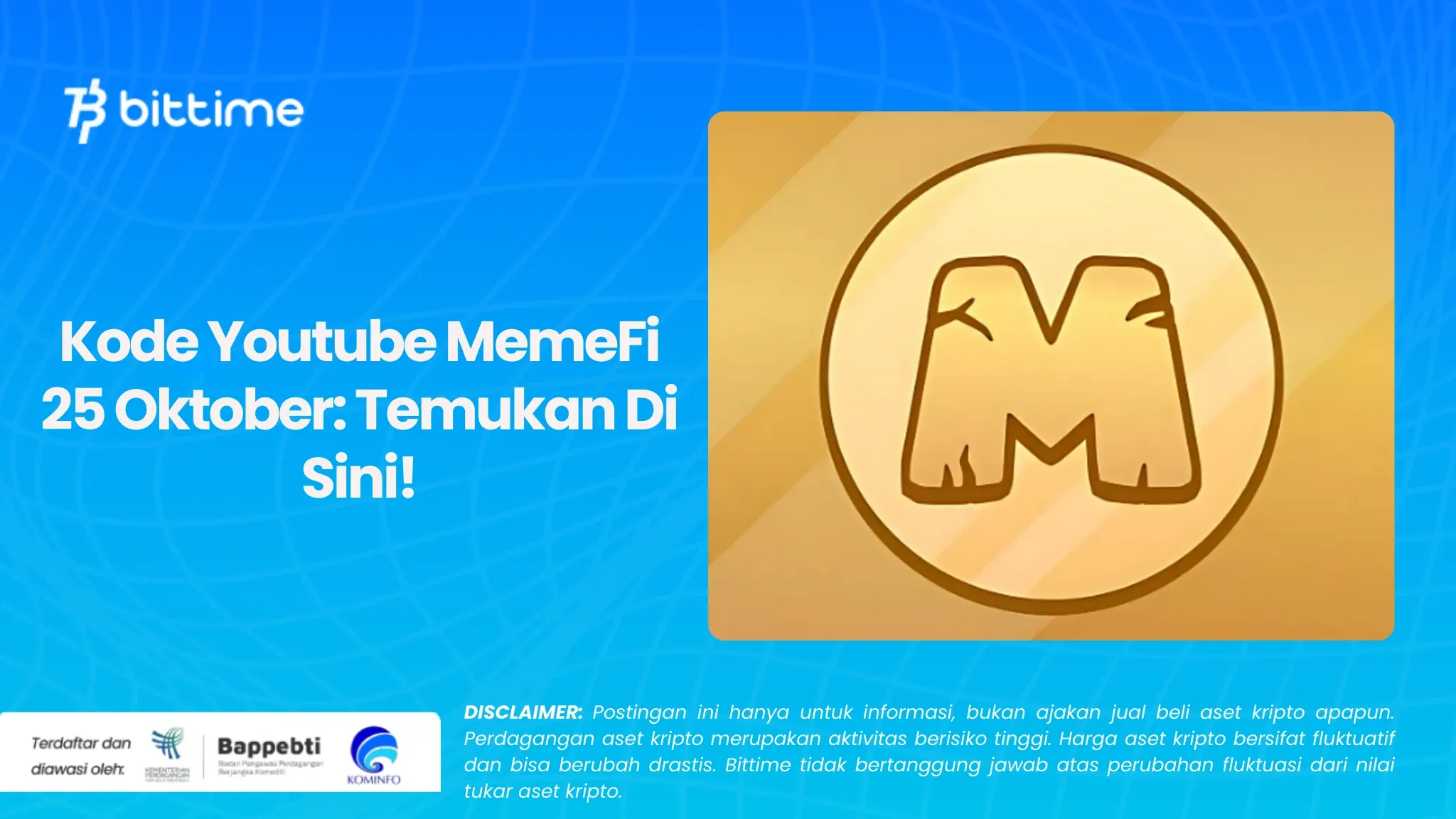 Kode Youtube MemeFi 25 Oktober Temukan Di Sini!.webp