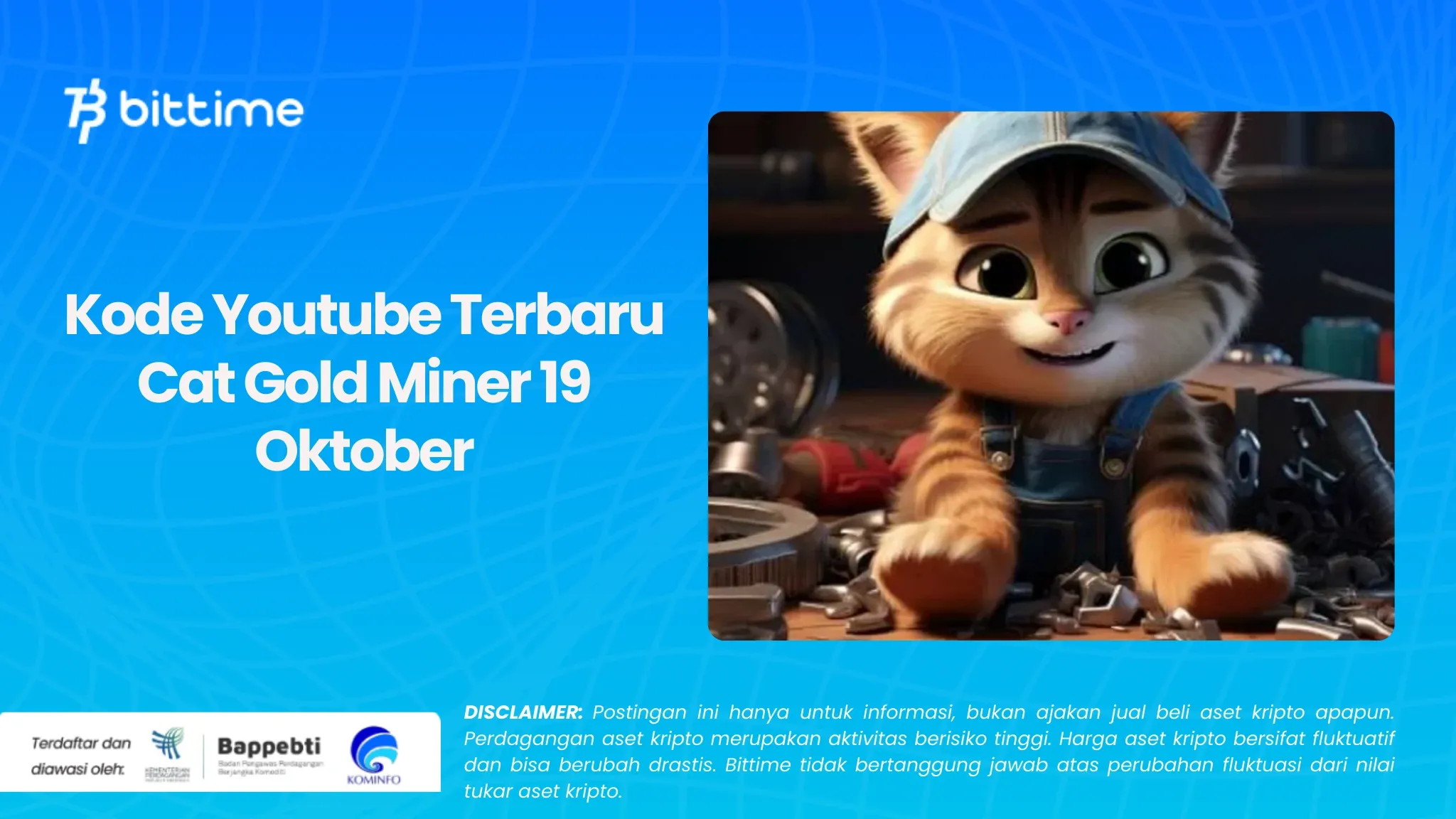 Kode Youtube Terbaru Cat Gold Miner 19 Oktober.webp