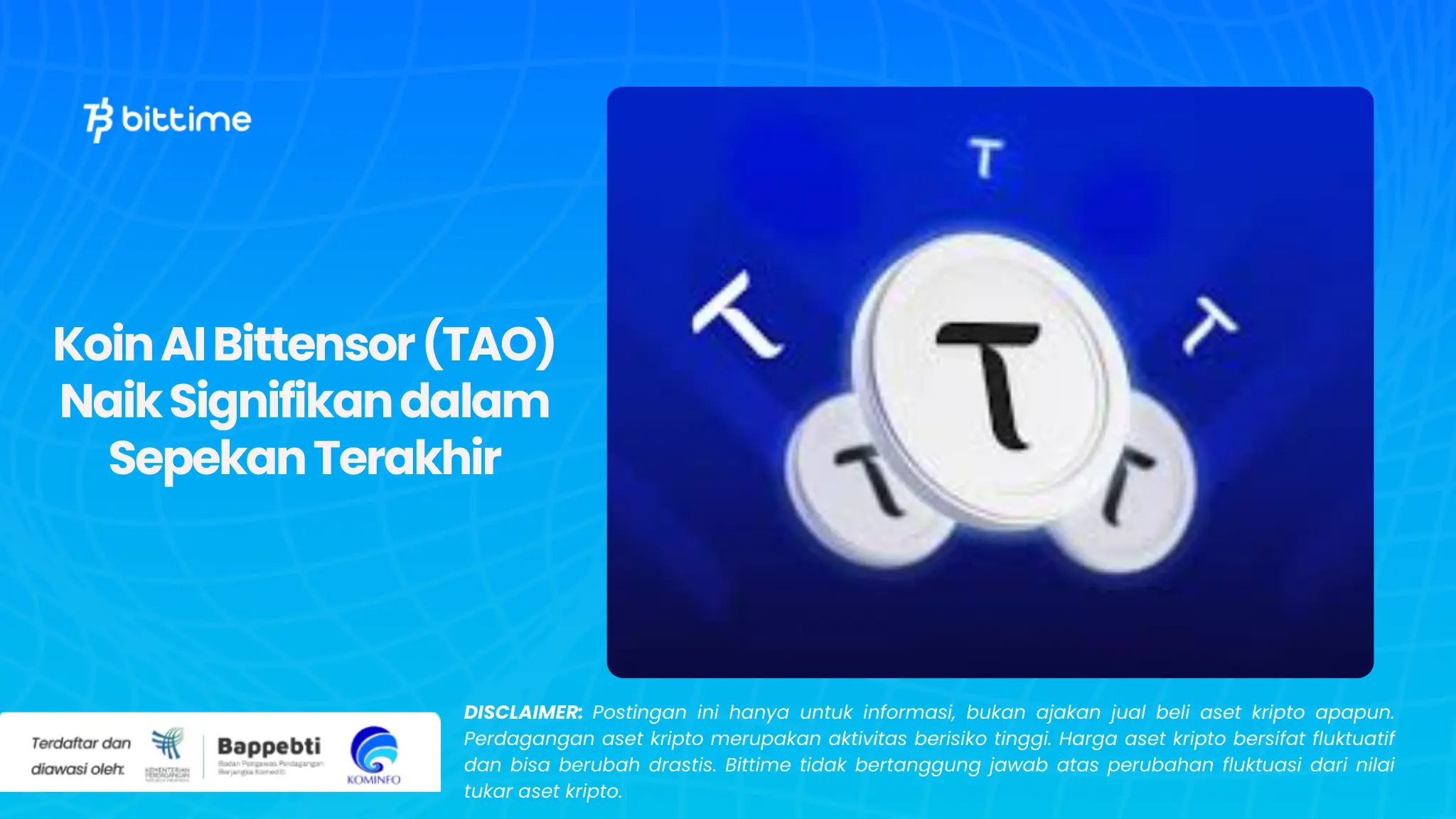 Koin AI Bittensor (TAO) Naik Signifikan dalam Sepekan Terakhir