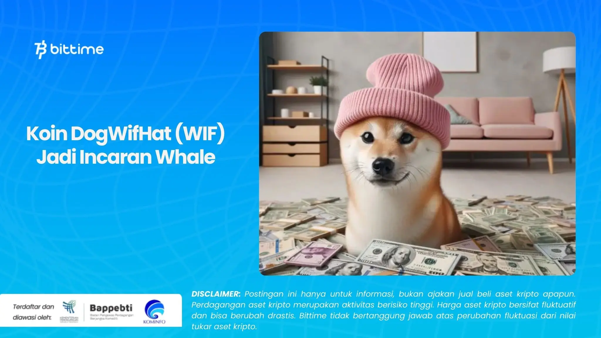 Koin DogWifHat (WIF) Jadi Incaran Whale.webp