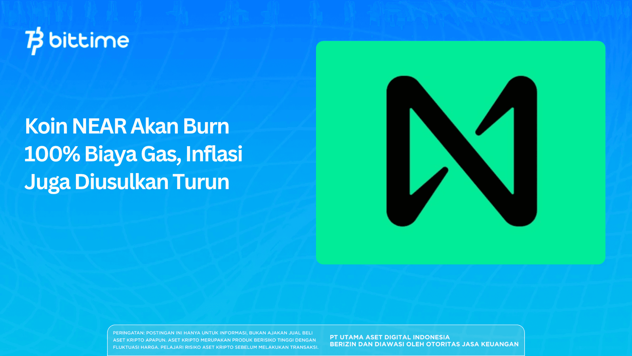 Koin NEAR Akan Burn 100% Biaya Gas, Inflasi Juga Diusulkan Turun