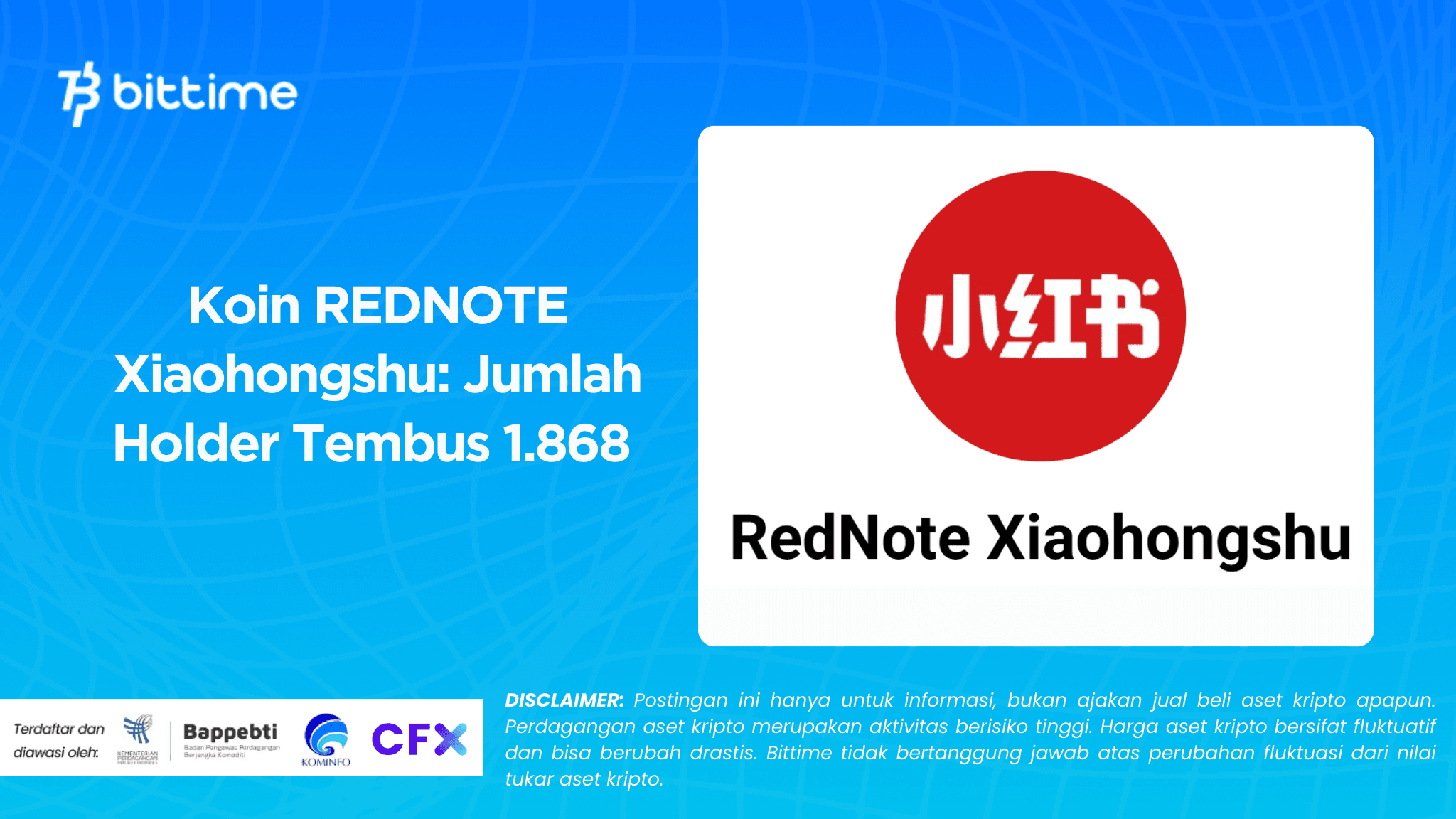Koin REDNOTE Xiaohongshu Jumlah Holder Tembus 1.868 .png