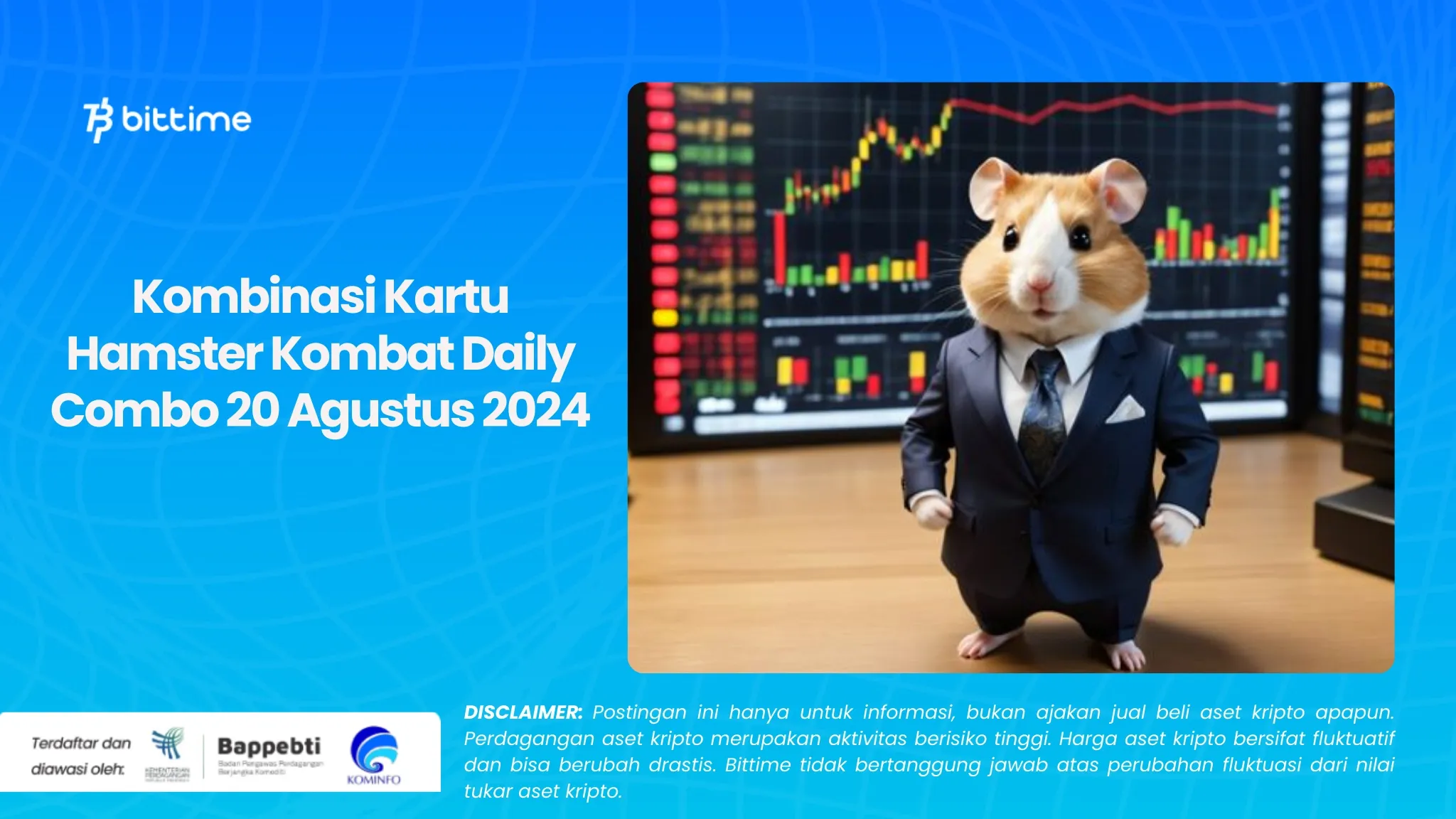 Kombinasi Kartu Hamster Kombat Daily Combo 20 Agustus 2024