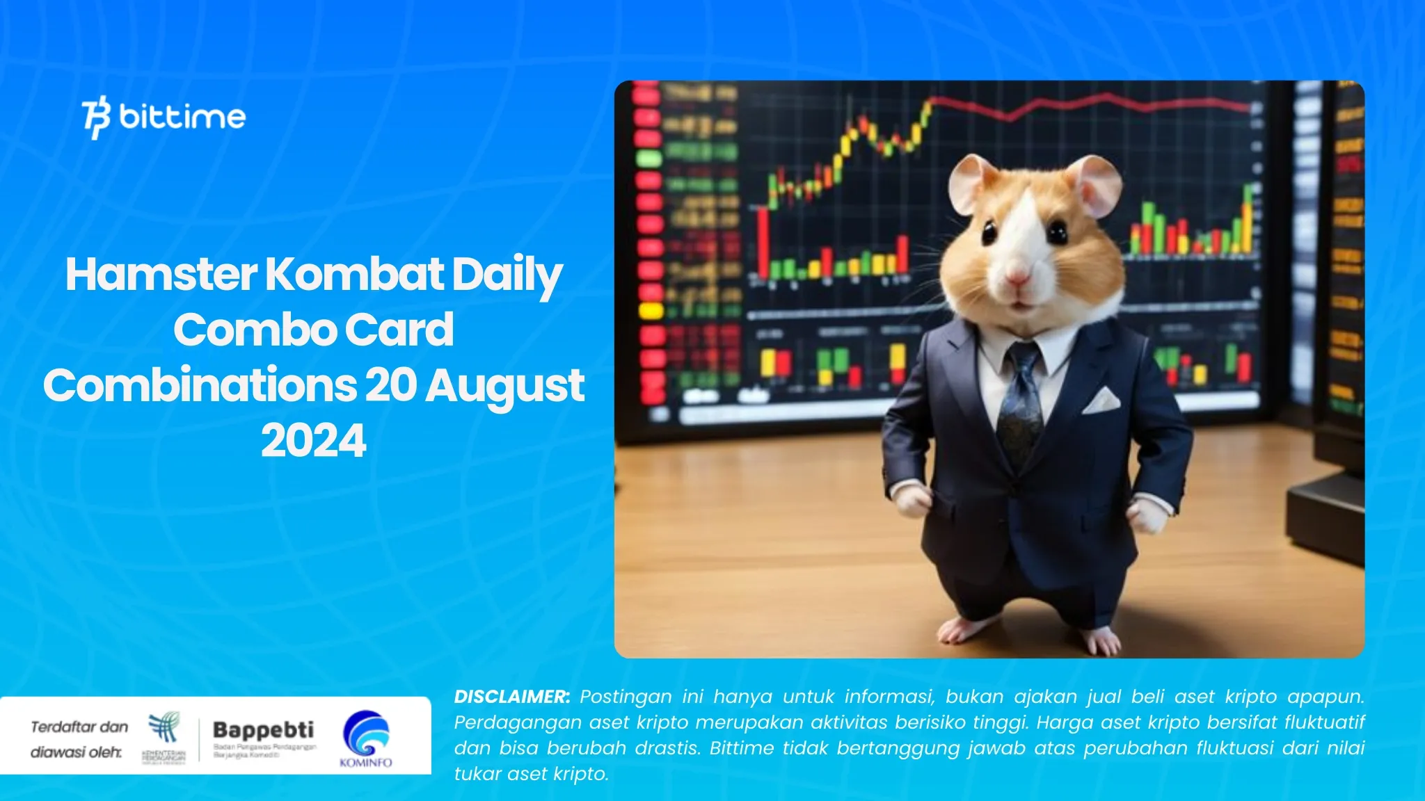 Kombinasi Kartu Hamster Kombat Daily Combo 20 Agustus 2024