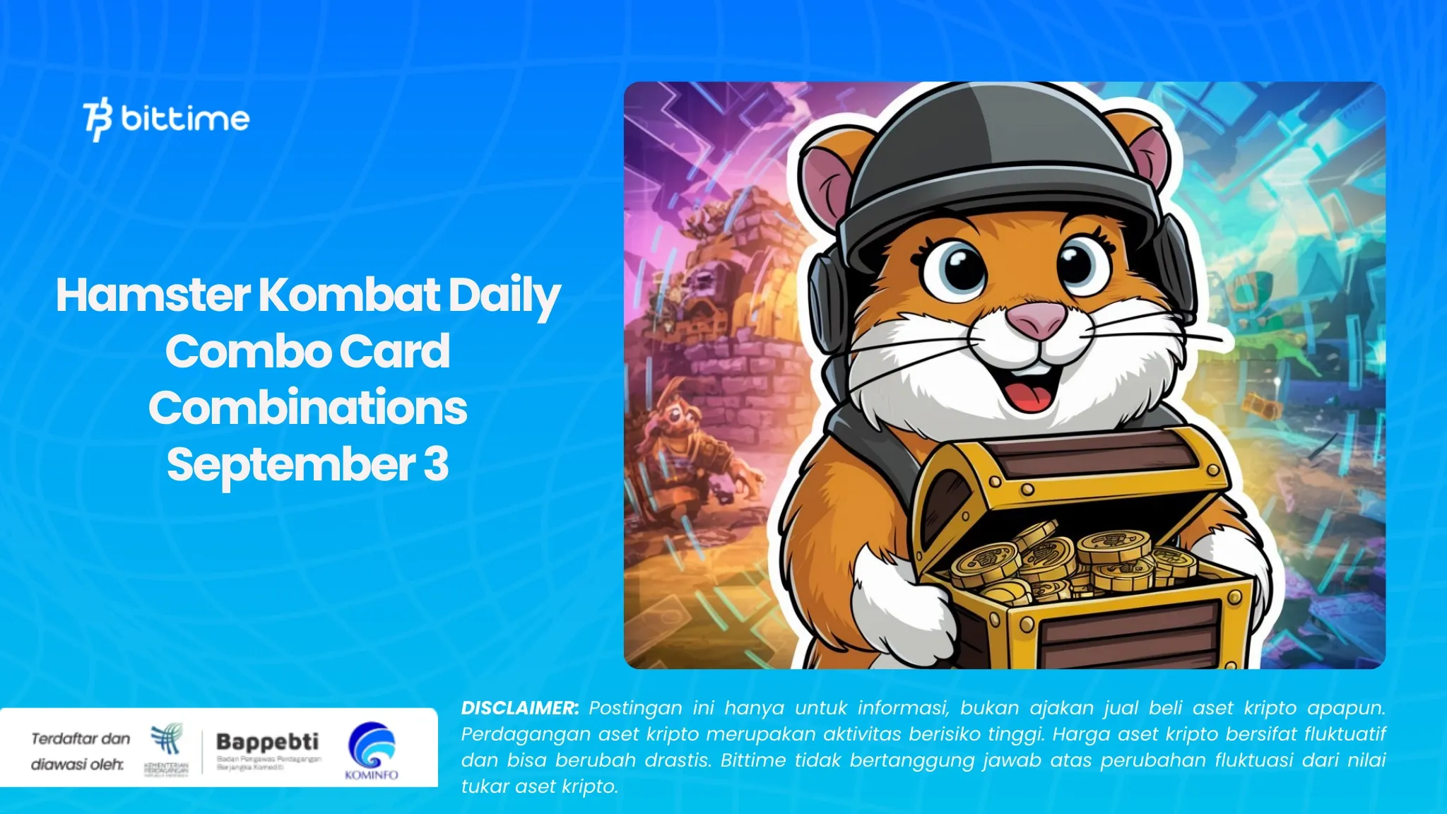 Kombinasi Kartu Hamster Kombat Daily Combo 3 September