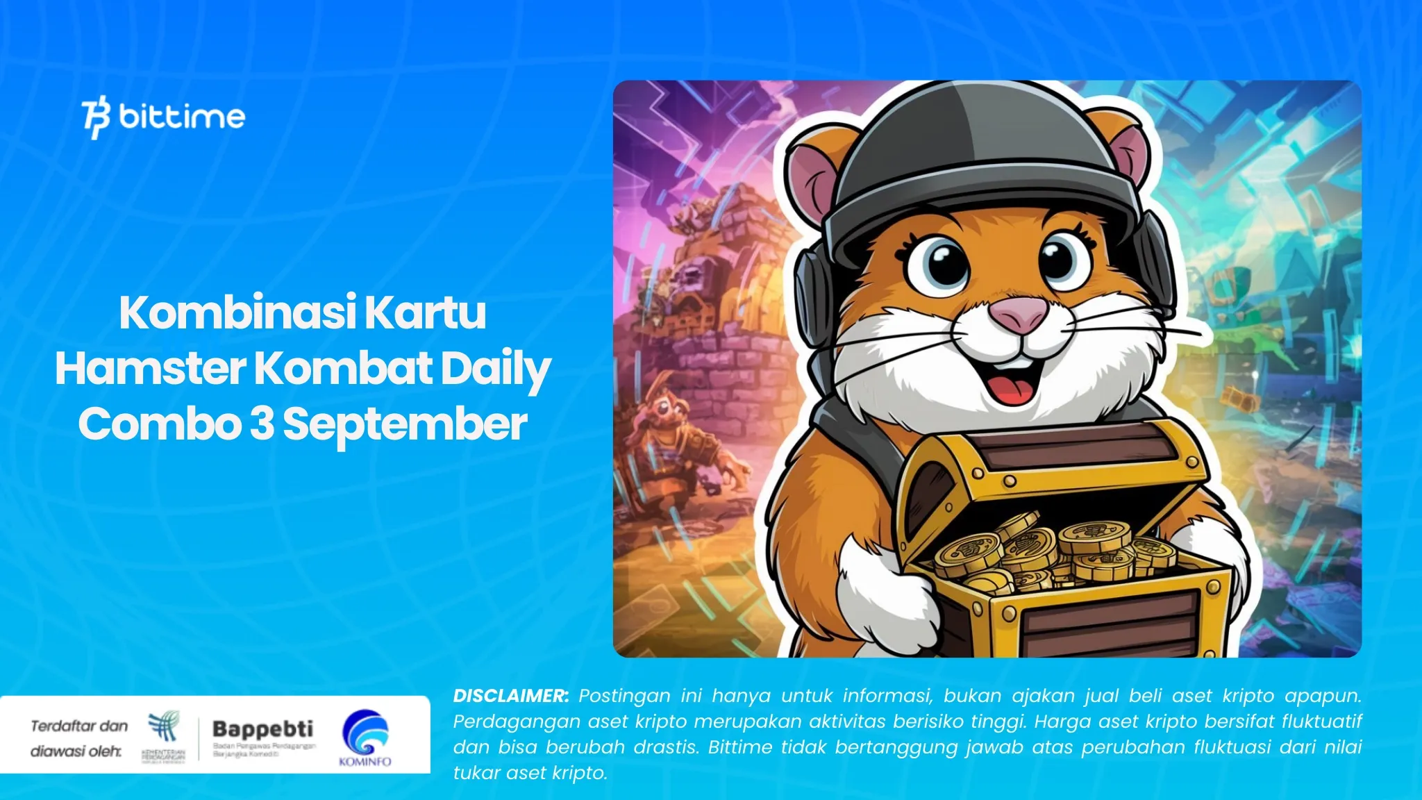 Kombinasi Kartu Hamster Kombat Daily Combo 3 September