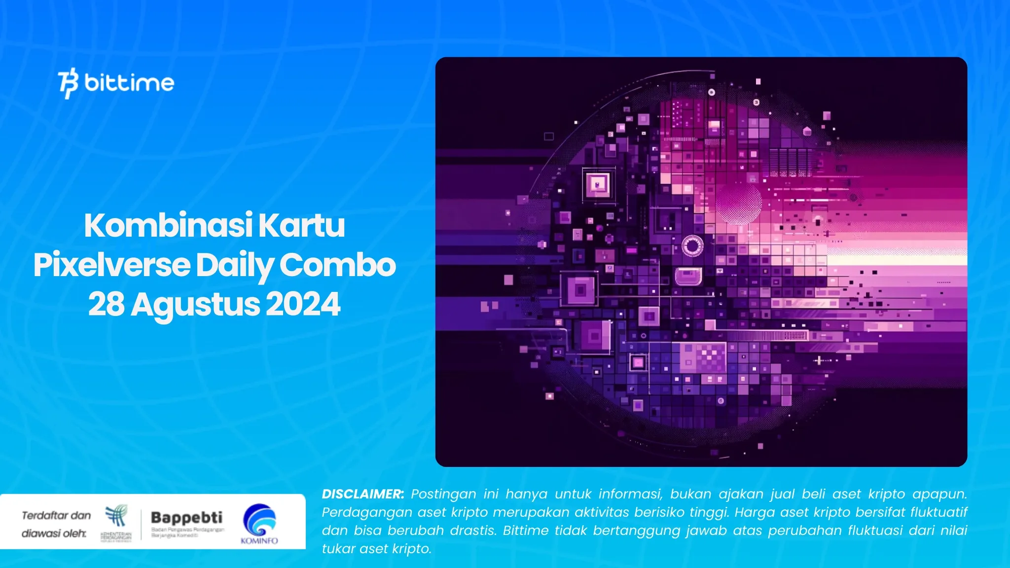 Kombinasi Kartu Pixelverse Daily Combo 28 Agustus 2024