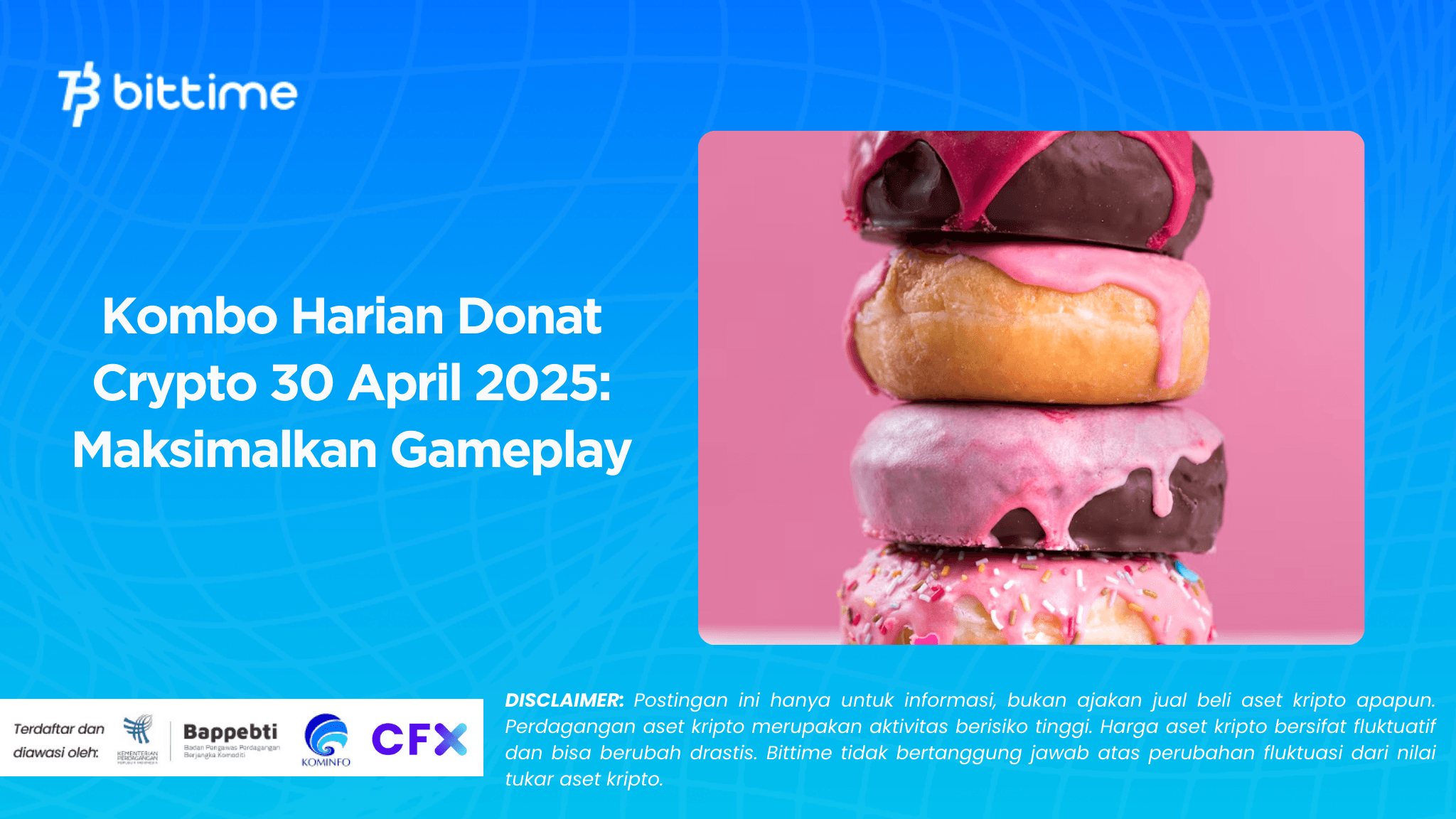 Kombo Harian Donat Crypto 30 April 2025 Maksimalkan Gameplay