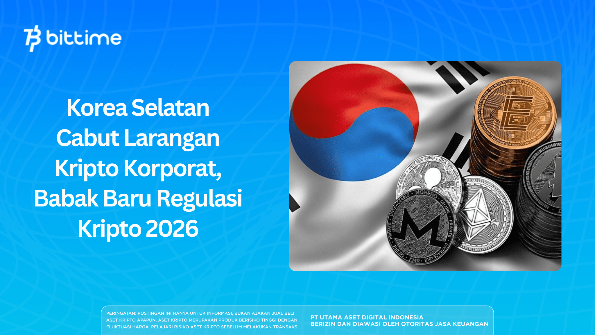Korea Selatan Cabut Larangan Kripto Korporat, Babak Baru Regulasi Kripto 2026